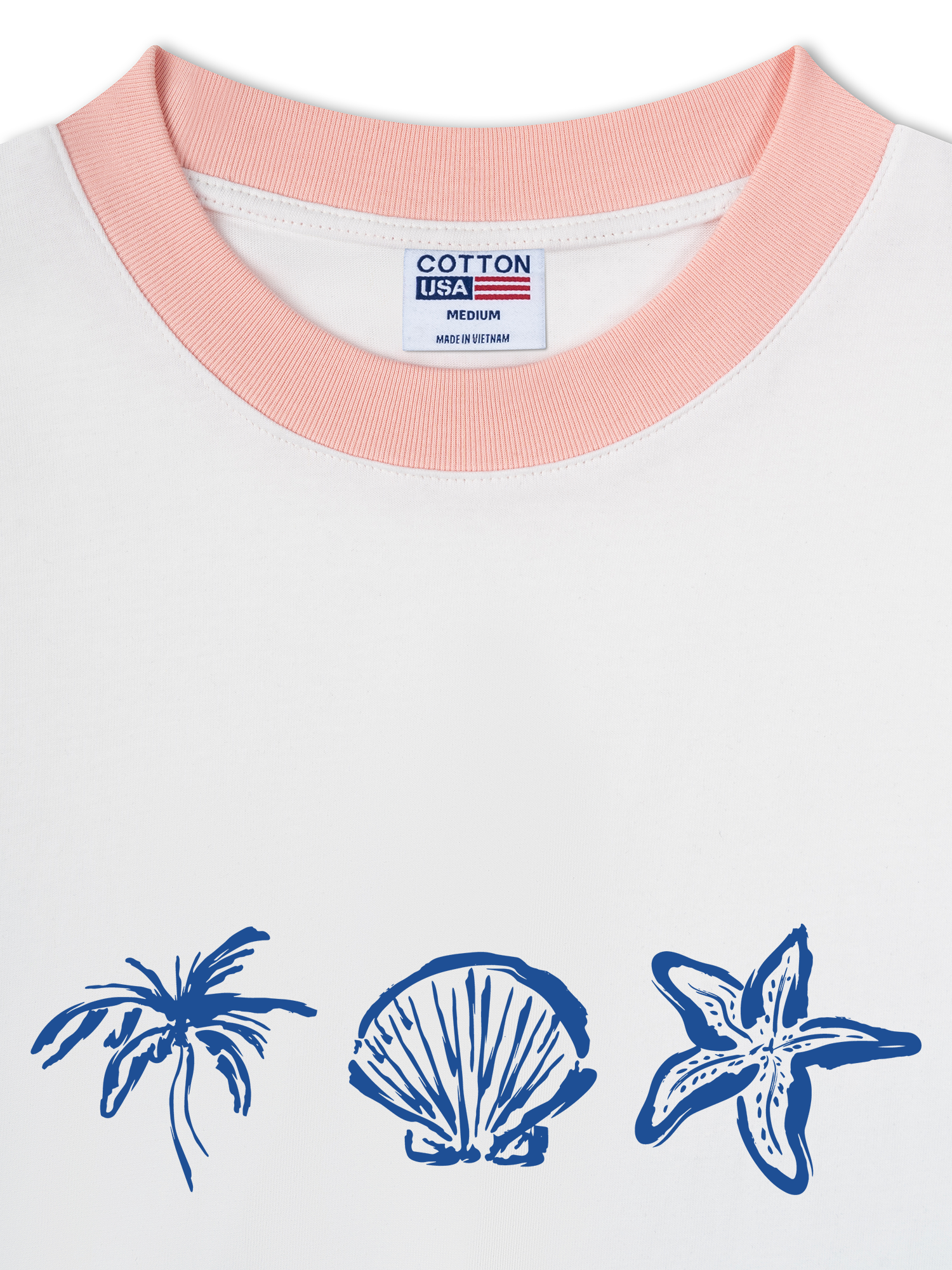 Áo Thun Ringer Relaxed Fit Tropical Sea You Soon