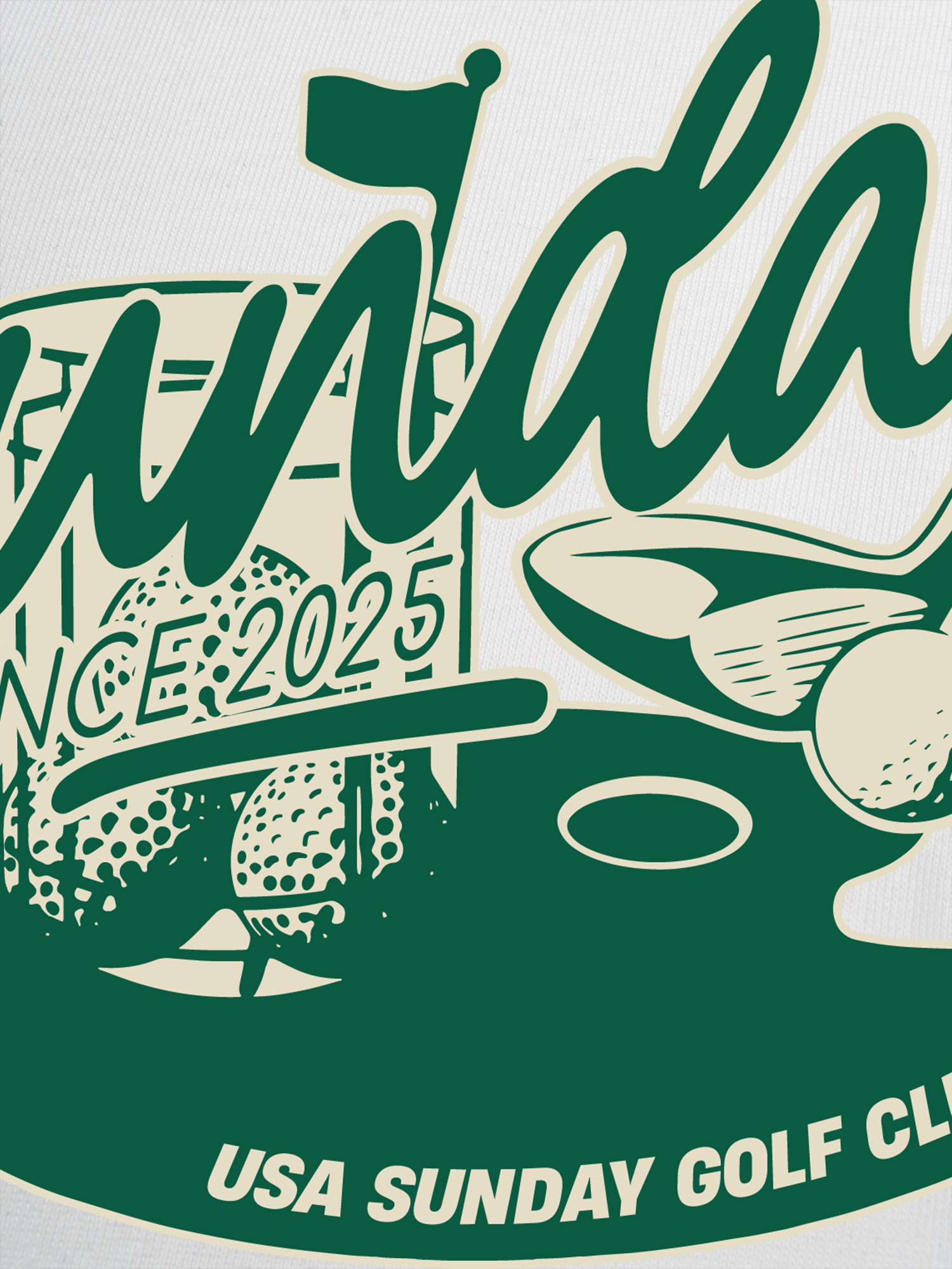 Áo Thun Ringer Relaxed Fit Golf USA Sunday Club