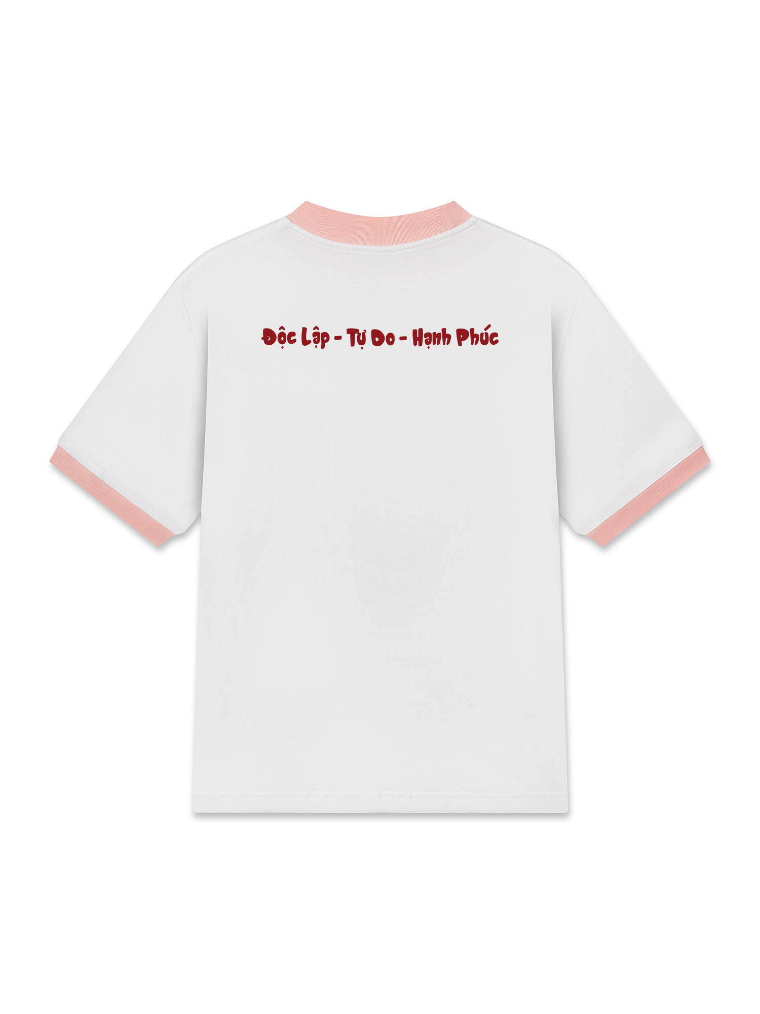 Áo Thun Ringer Relaxed Fit Độc Lập - Tự Do - Hạnh Phúc 2