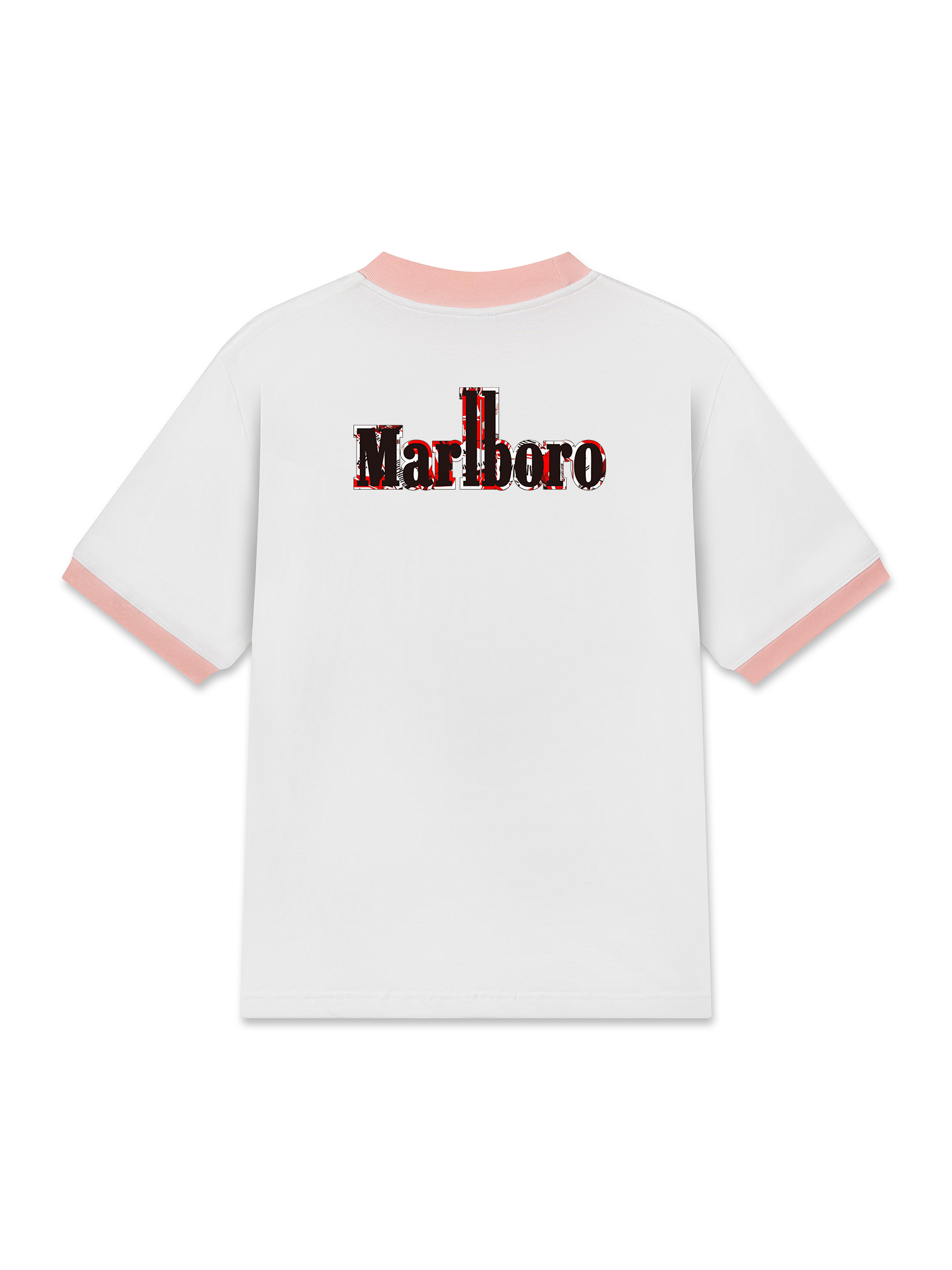 Áo Thun Ringer Relaxed Fit Marlboro Mixed Logo