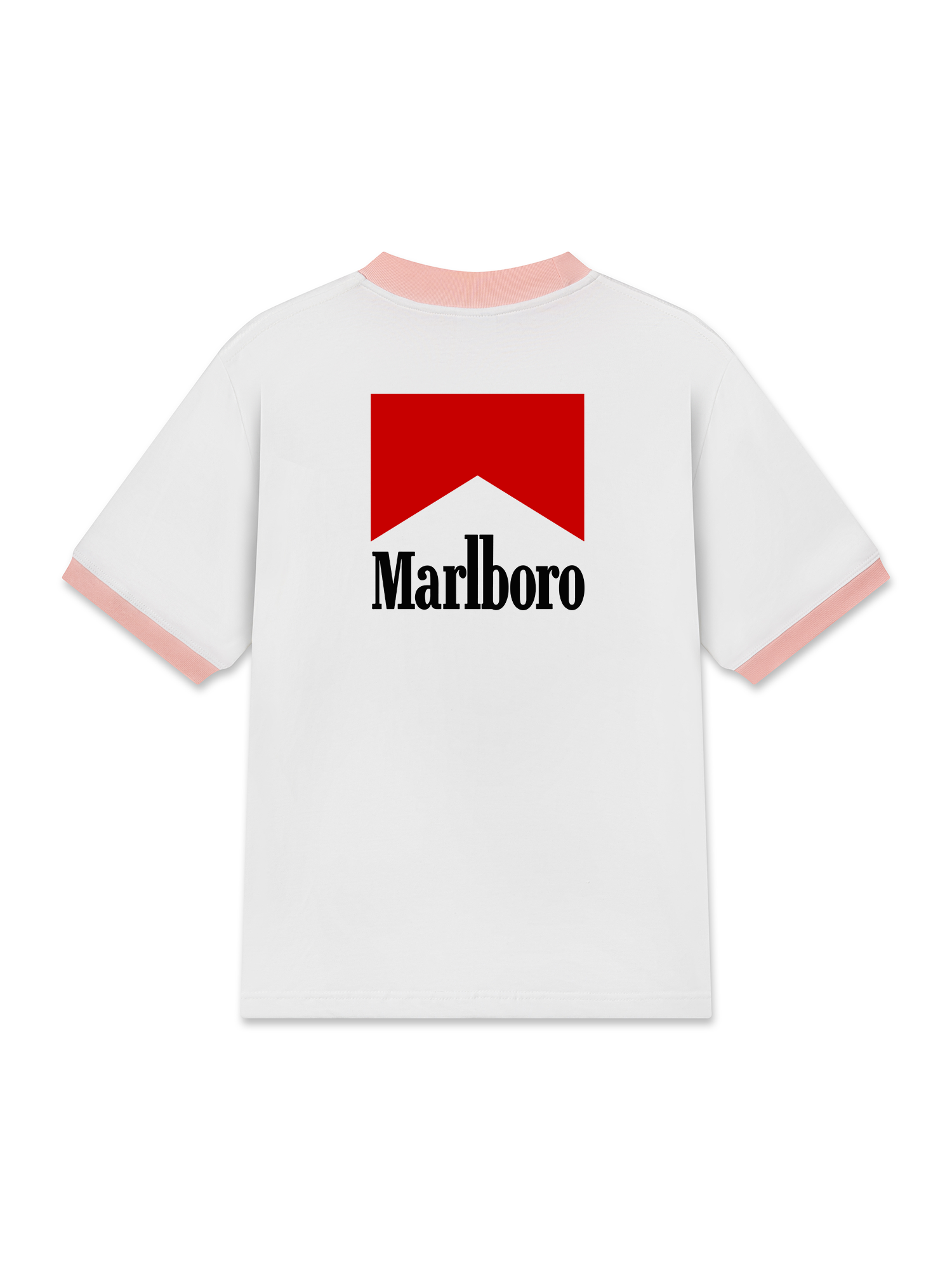 Áo Thun Ringer Relaxed Fit Marlboro Basic Logo