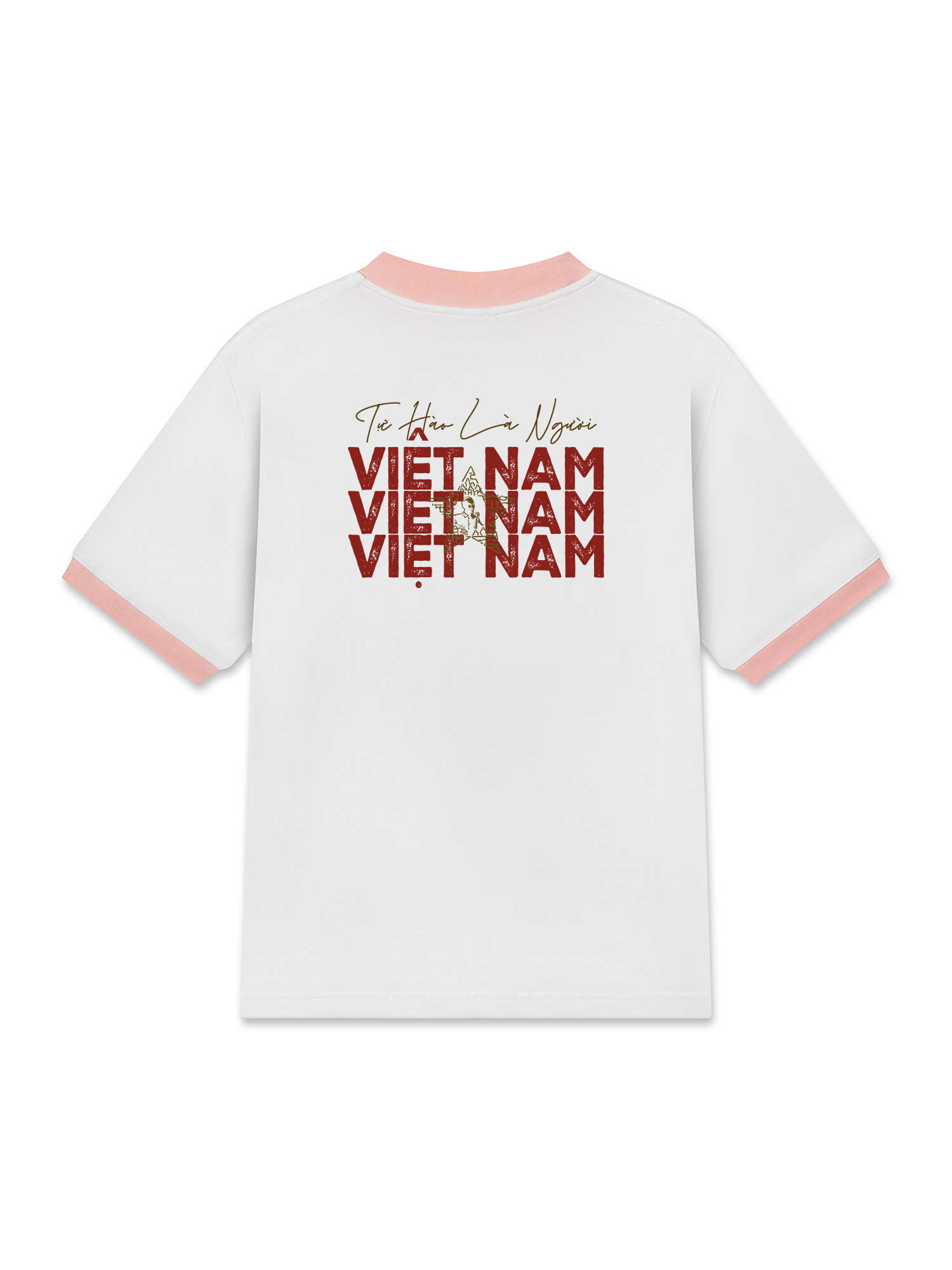 Áo Thun Ringer Relaxed Fit Việt Nam Tự Hào