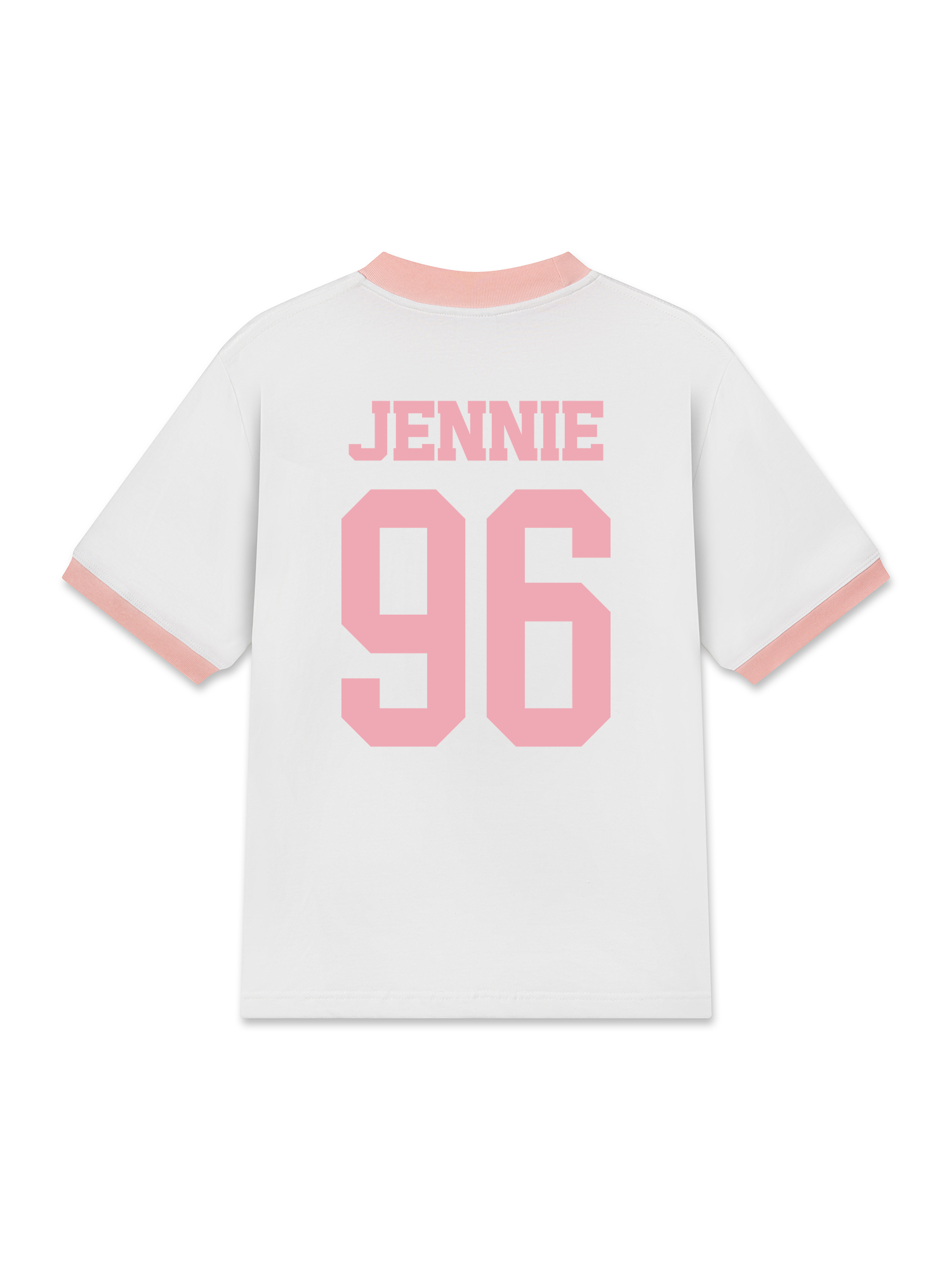 Áo Thun Ringer Relaxed Fit Idols Black Pink Jennie