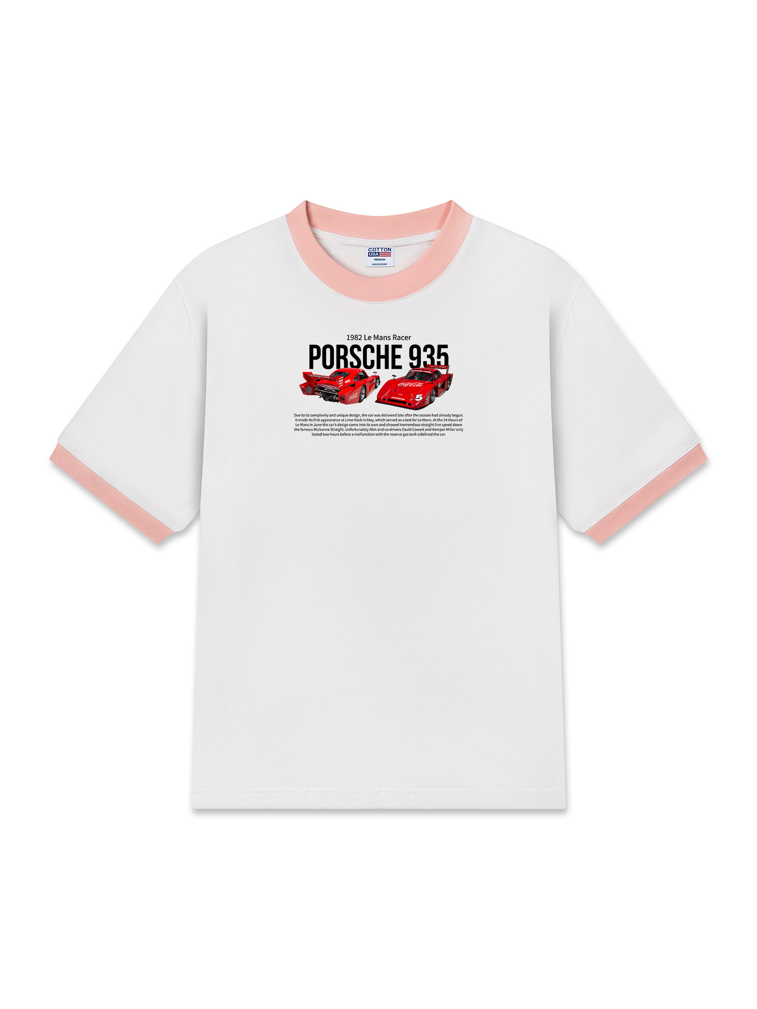 Áo Thun Ringer Relaxed Fit Porsche 935 Coca Cola