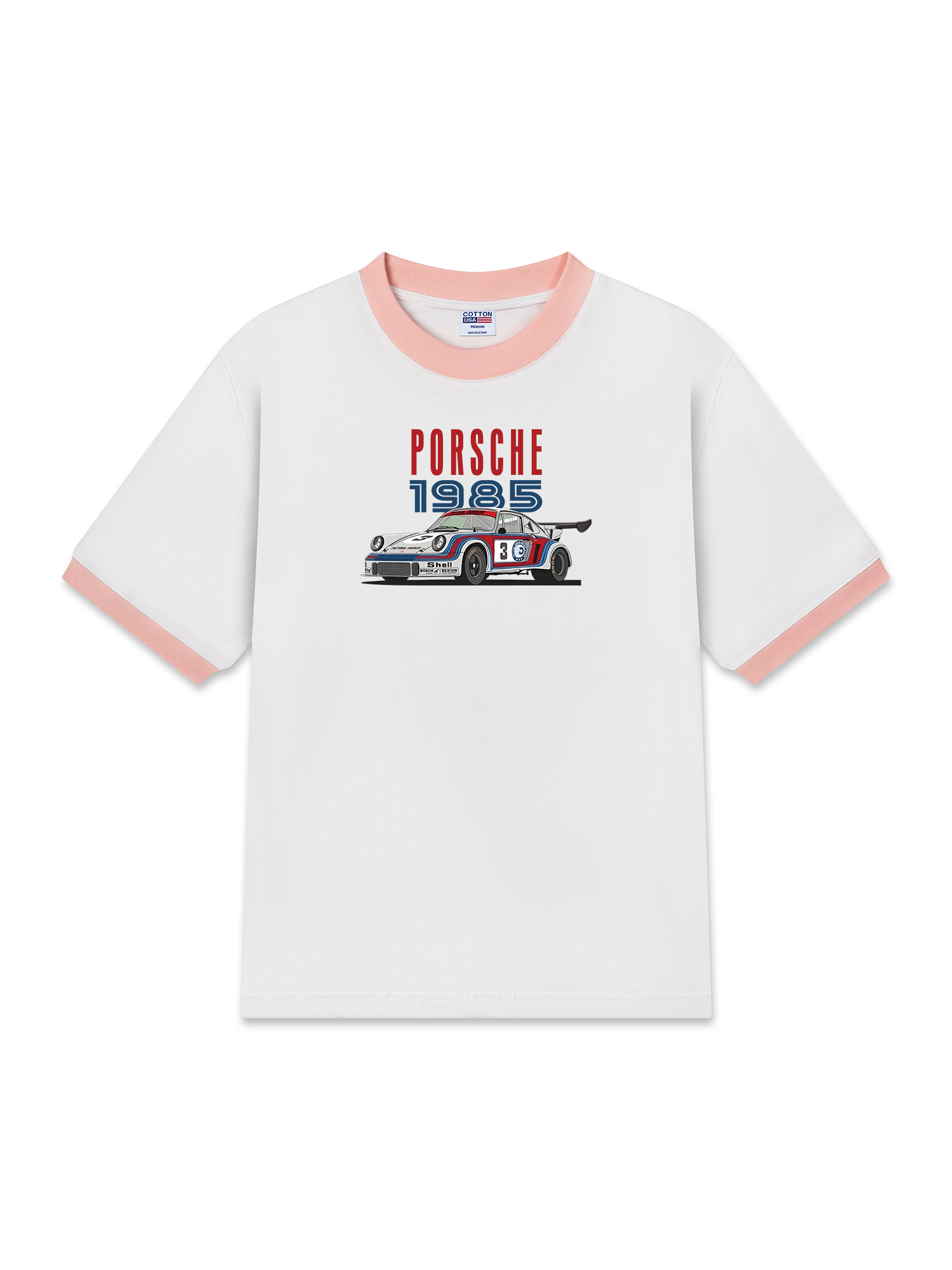 Áo Thun Ringer Relaxed Fit Porsche 1985