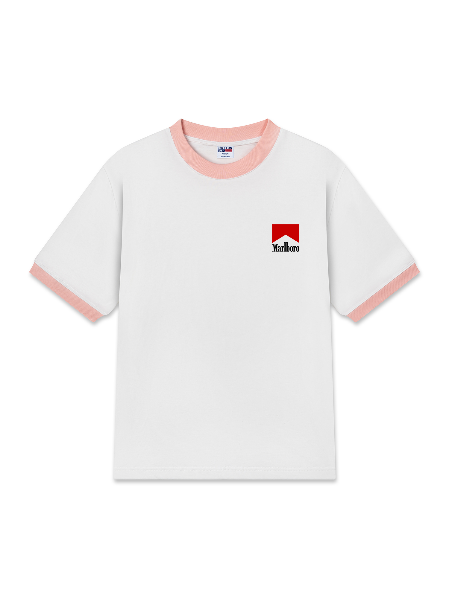 Áo Thun Ringer Relaxed Fit Marlboro Cowboy Country