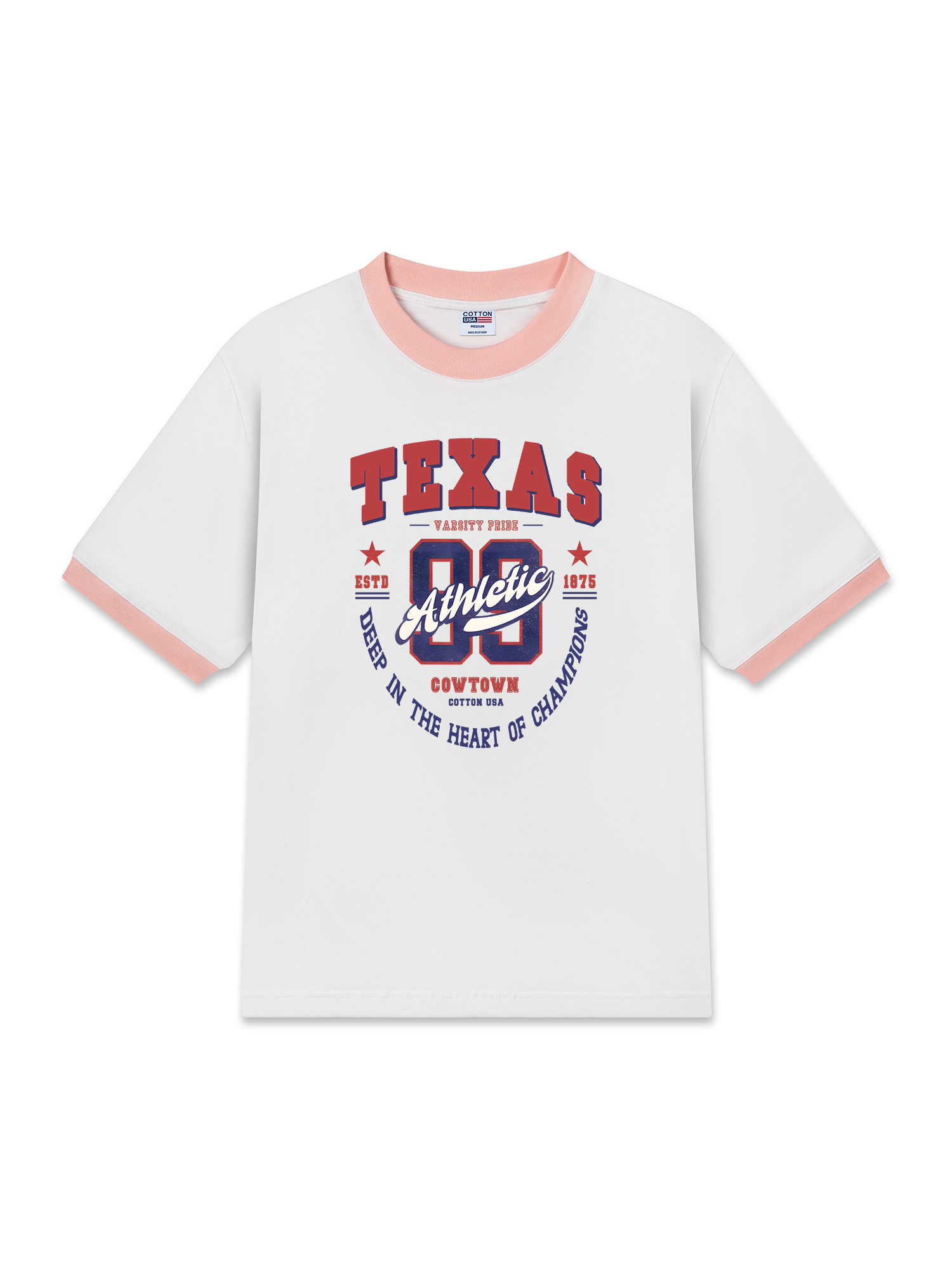 Áo Thun Ringer Relaxed Fit City Texas