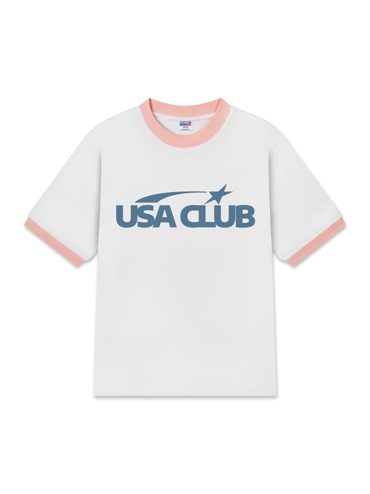 Áo Thun Ringer Relaxed Fit USA Meteoroid Club