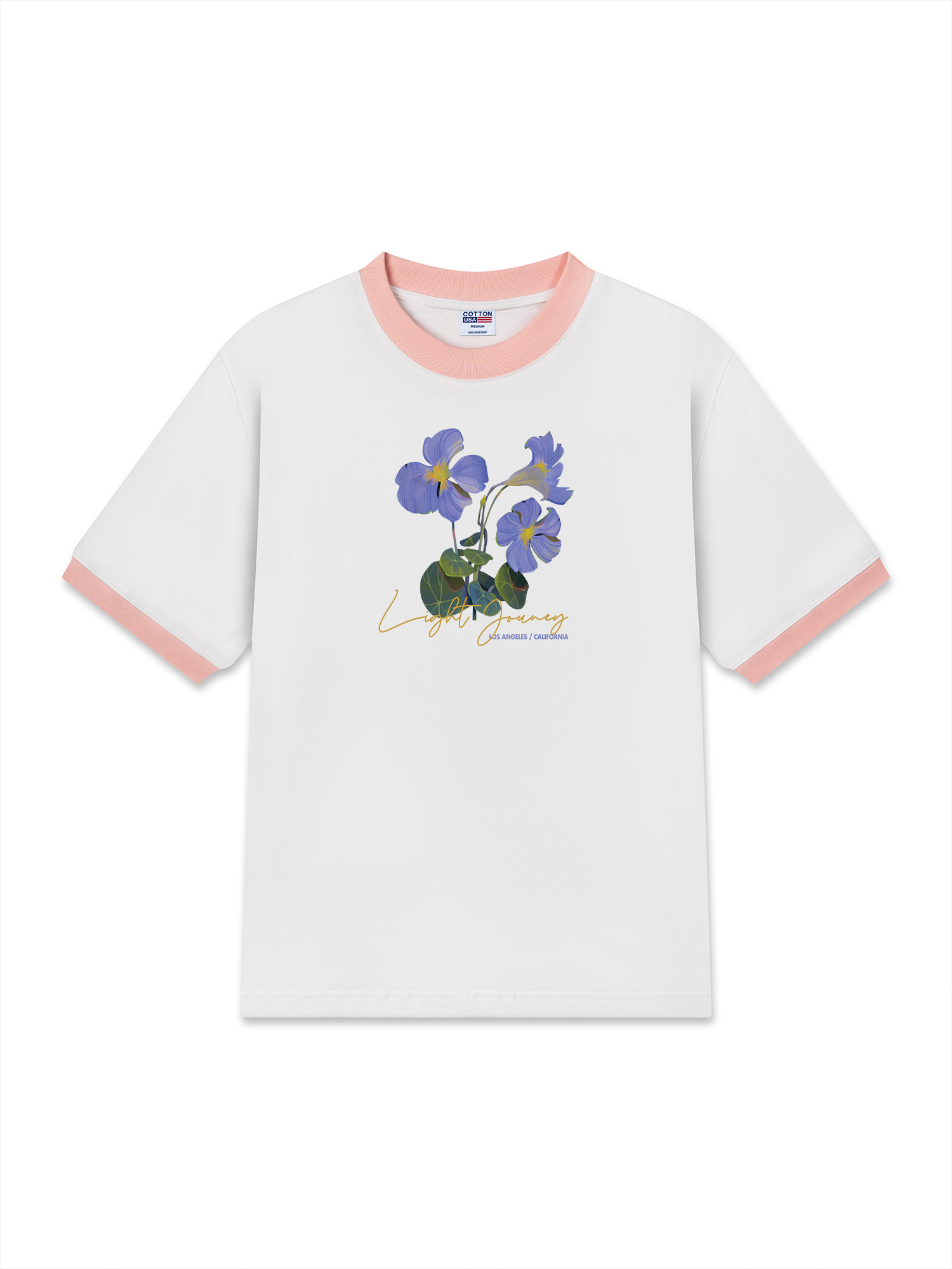 Áo Thun Ringer Relaxed Fit Light Journey