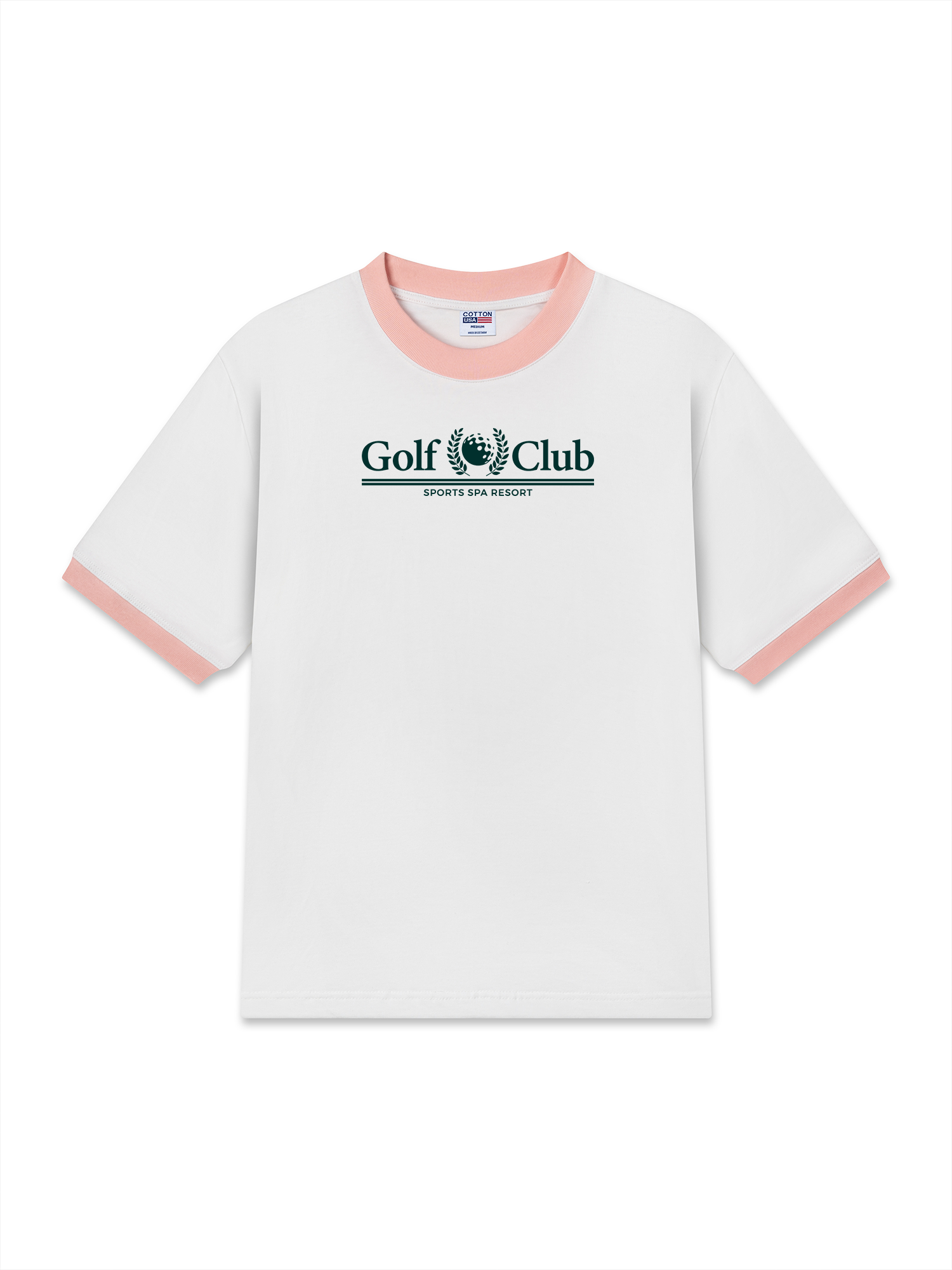 Áo Thun Ringer Relaxed Fit Golf Sports Spa Resort