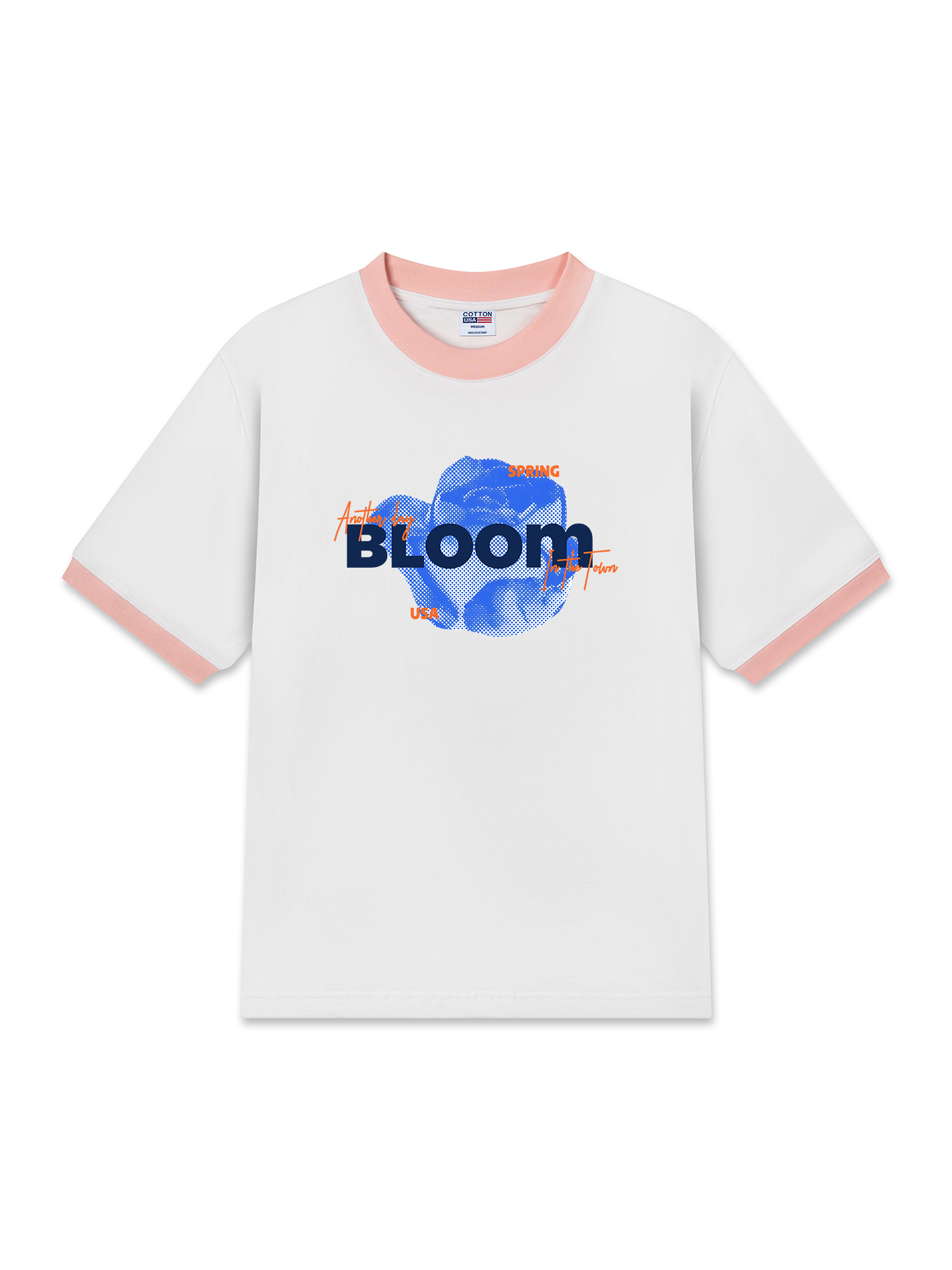 Áo Thun Ringer Relaxed Fit Floral Another Day