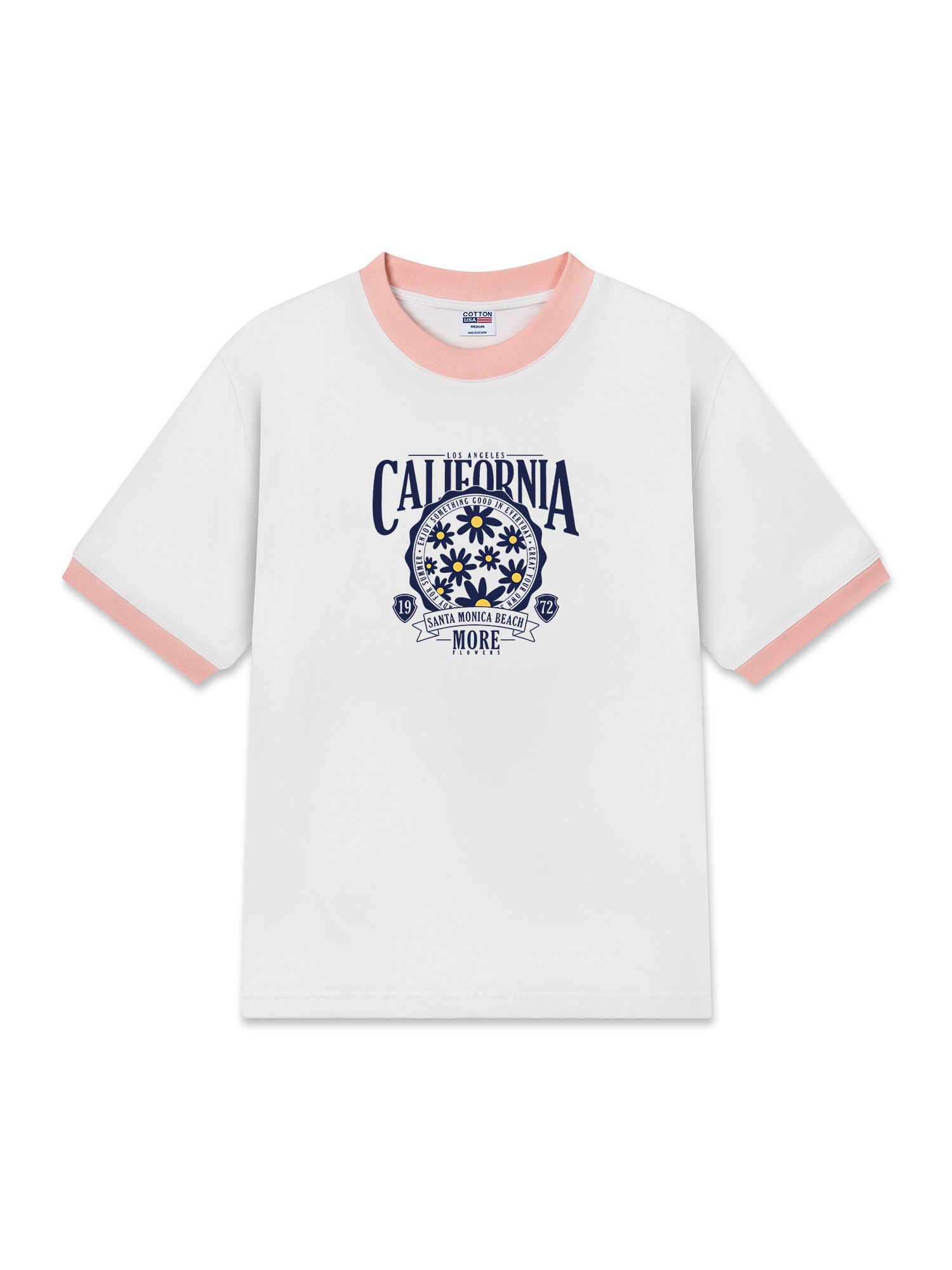 Áo Thun Ringer Relaxed Fit City Califonia