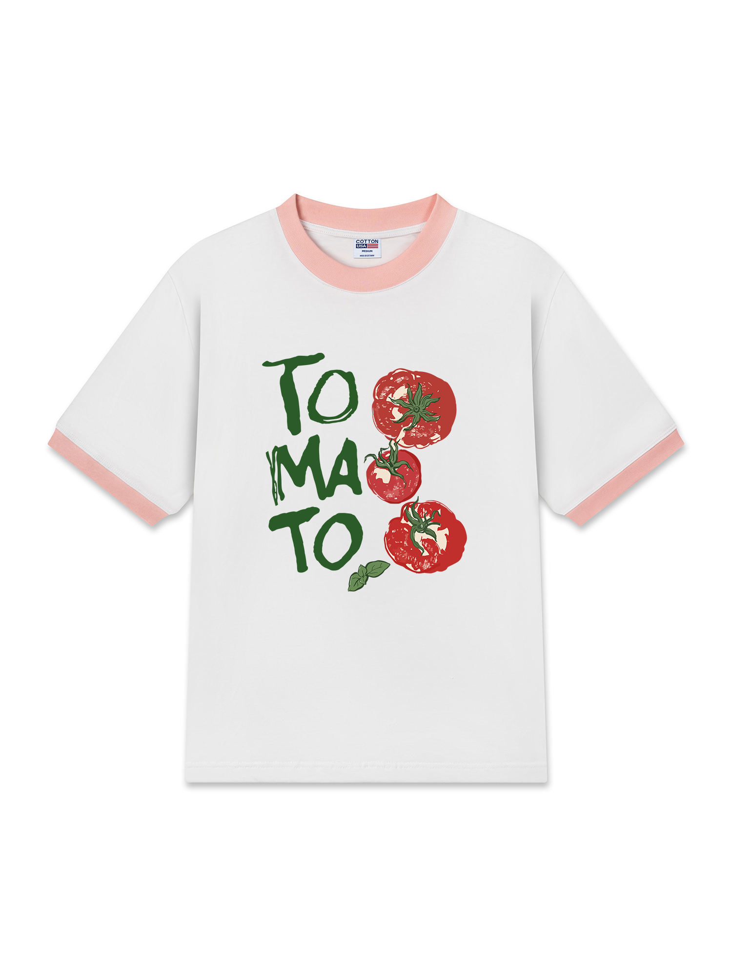 Áo Thun Ringer Relaxed Fit Tropical Tomato