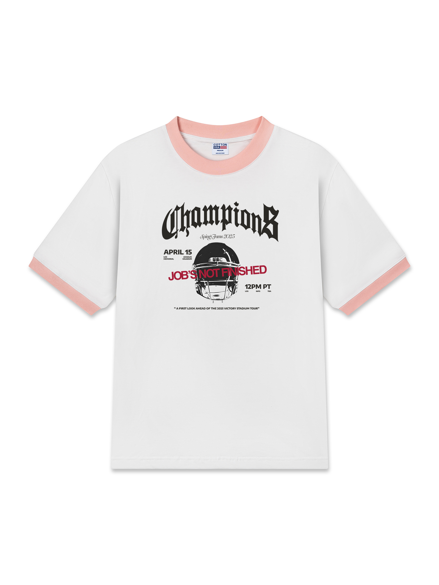 Áo Thun Ringer Relaxed Fit Champions Victory Stadium