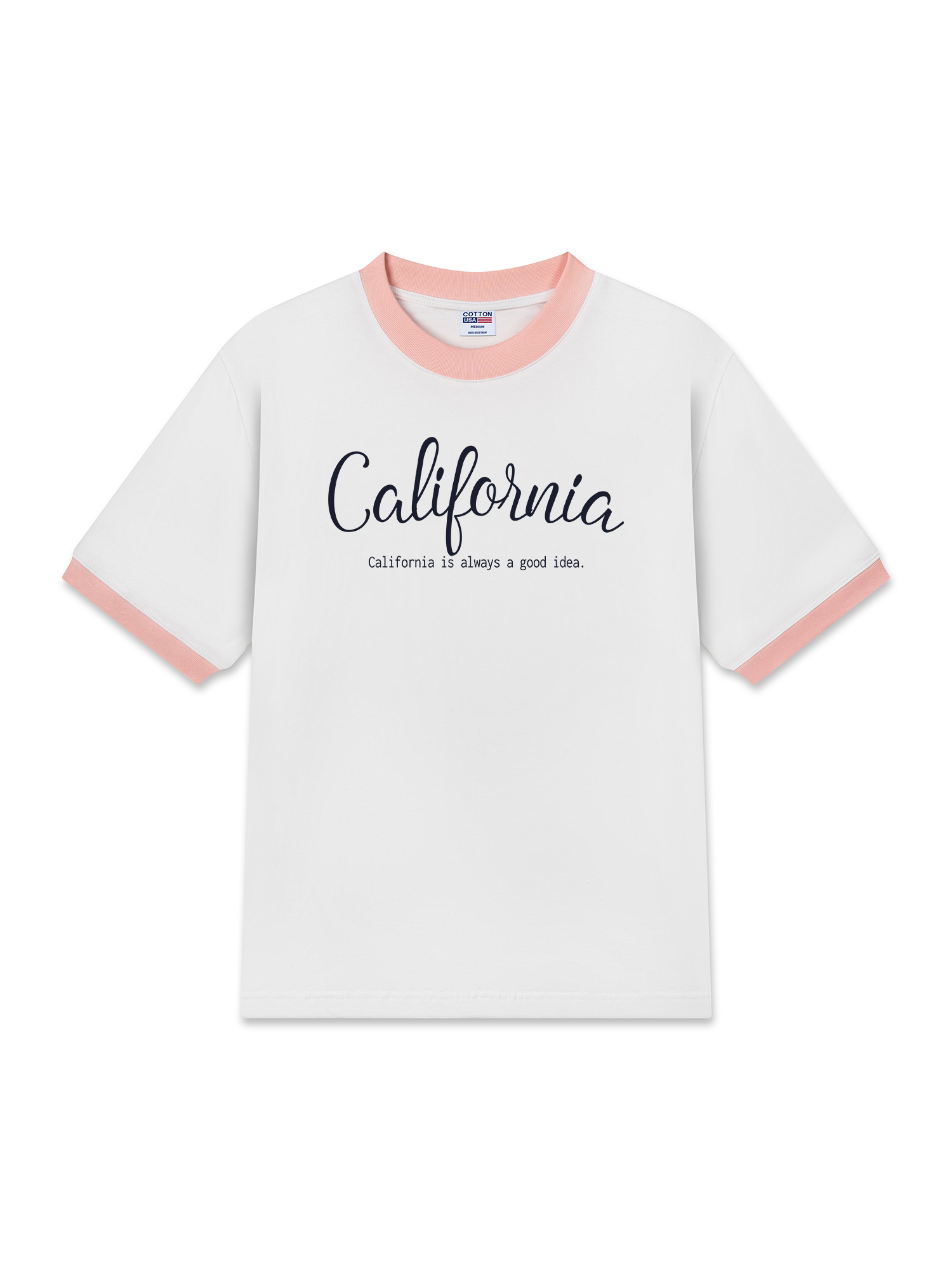 Áo Thun Ringer Relaxed Fit City Calofornia