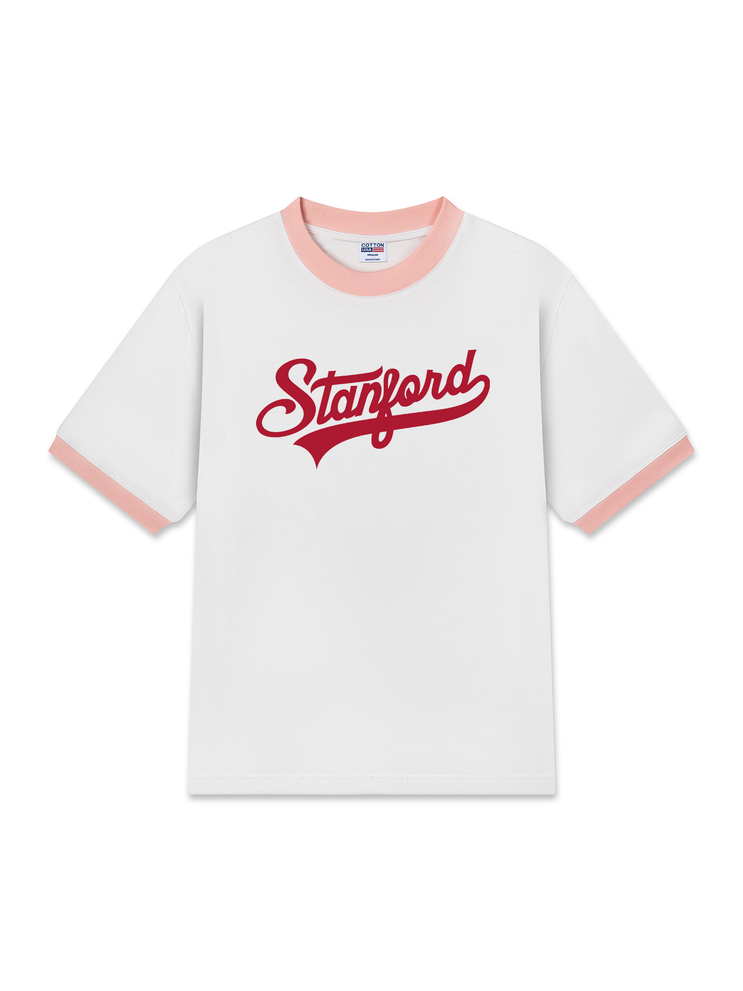 Áo Thun Ringer Relaxed Fit USA Stanford Classic