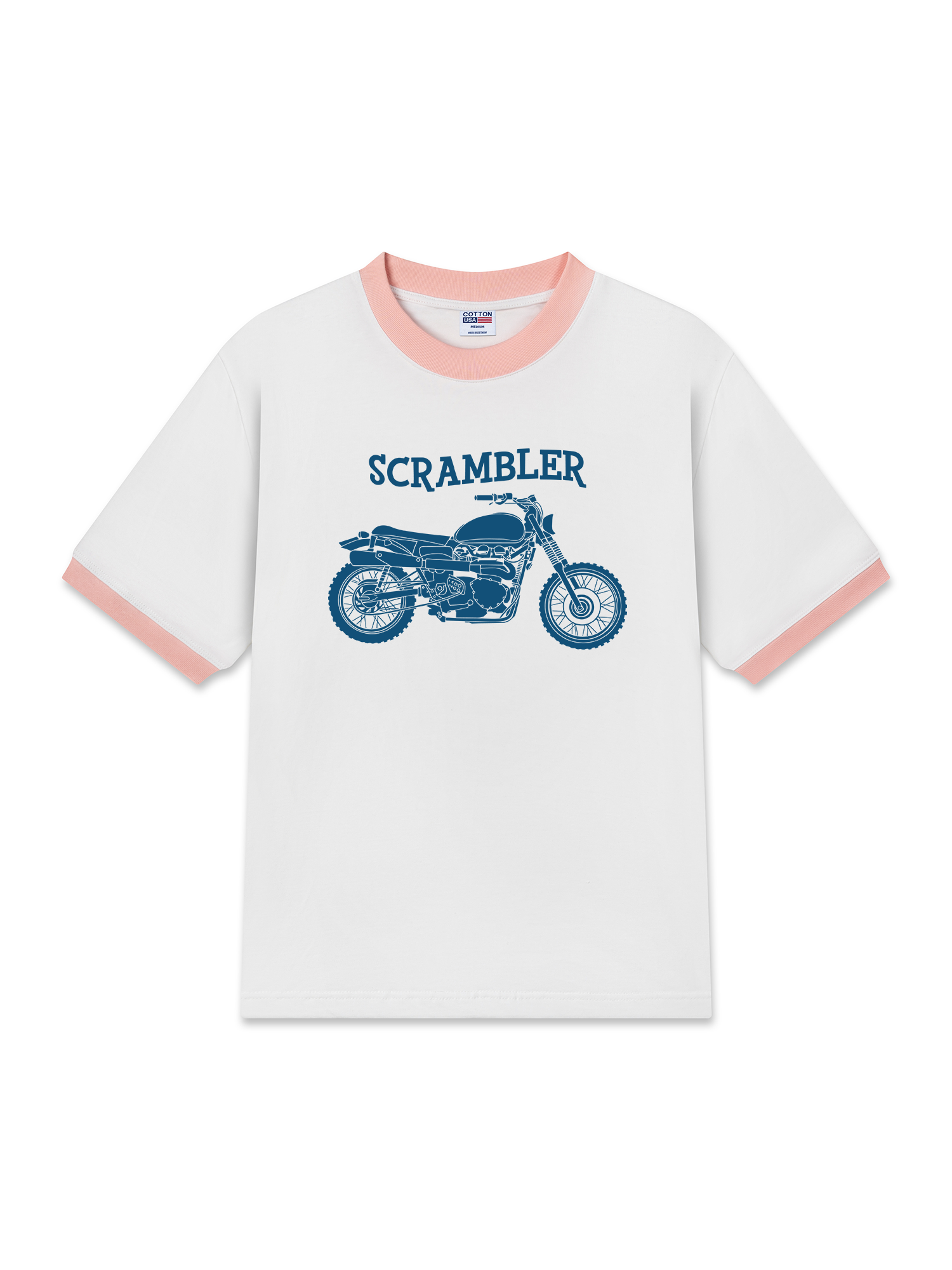 Áo Thun Ringer Relaxed Fit Scrambler Spirit