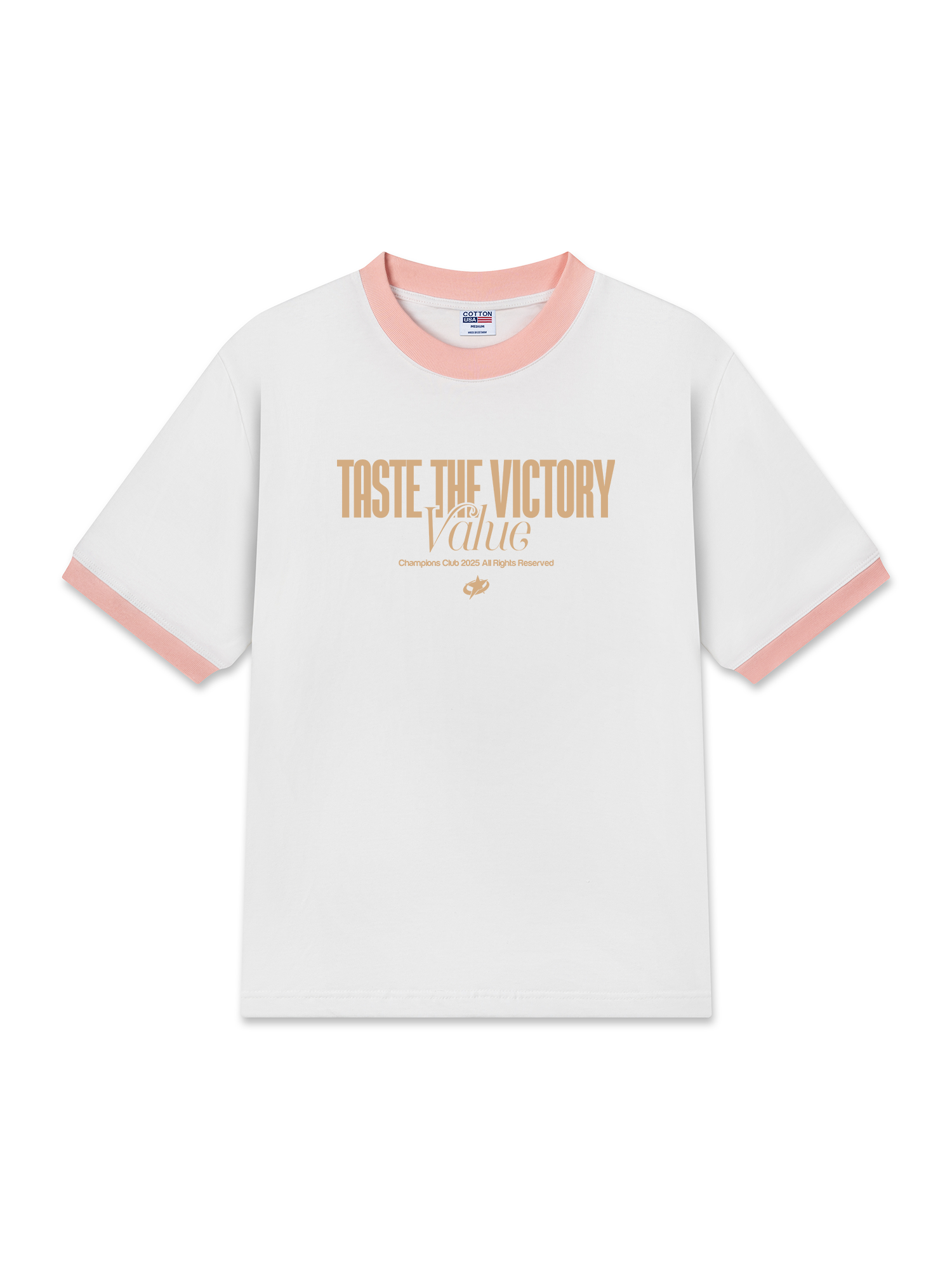 Áo Thun Ringer Relaxed Fit Champions Taste The Victory