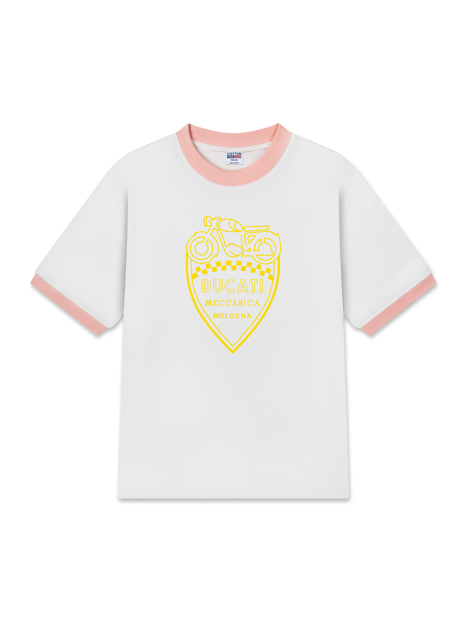 Áo Thun Ringer Relaxed Fit Ducati Meccanica Bologna