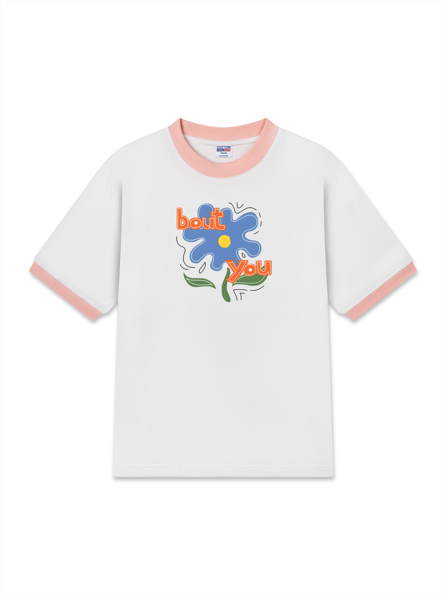 Áo Thun Ringer Relaxed Fit Bout You