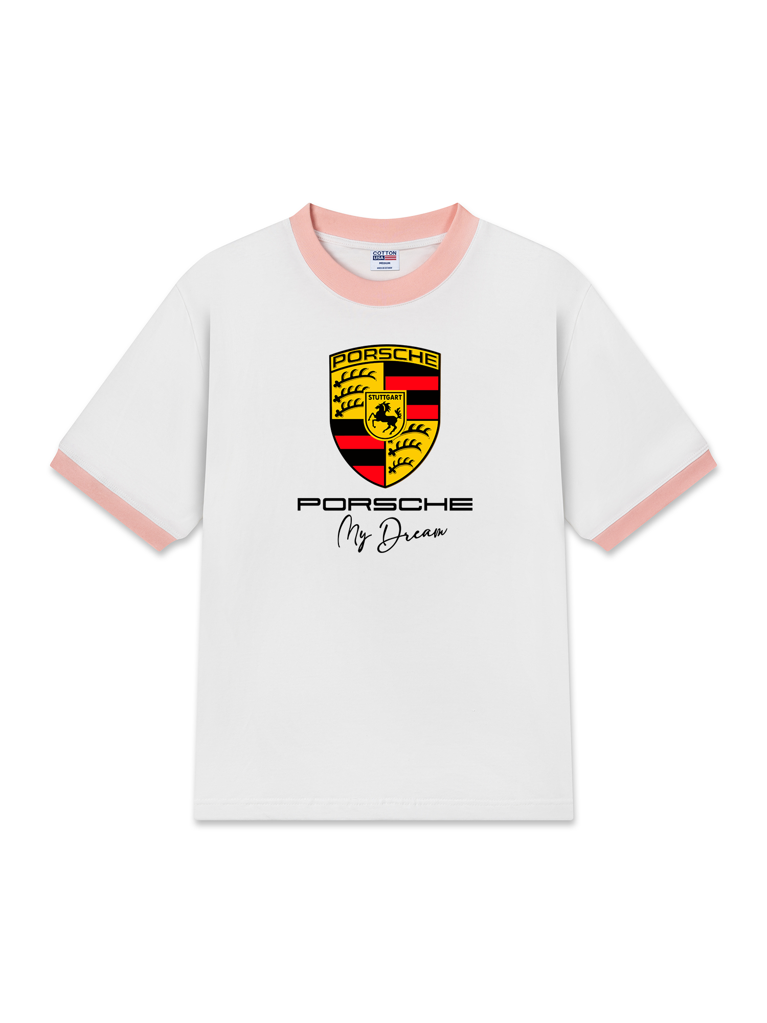 Áo Thun Ringer Relaxed Fit Porsche My Dream