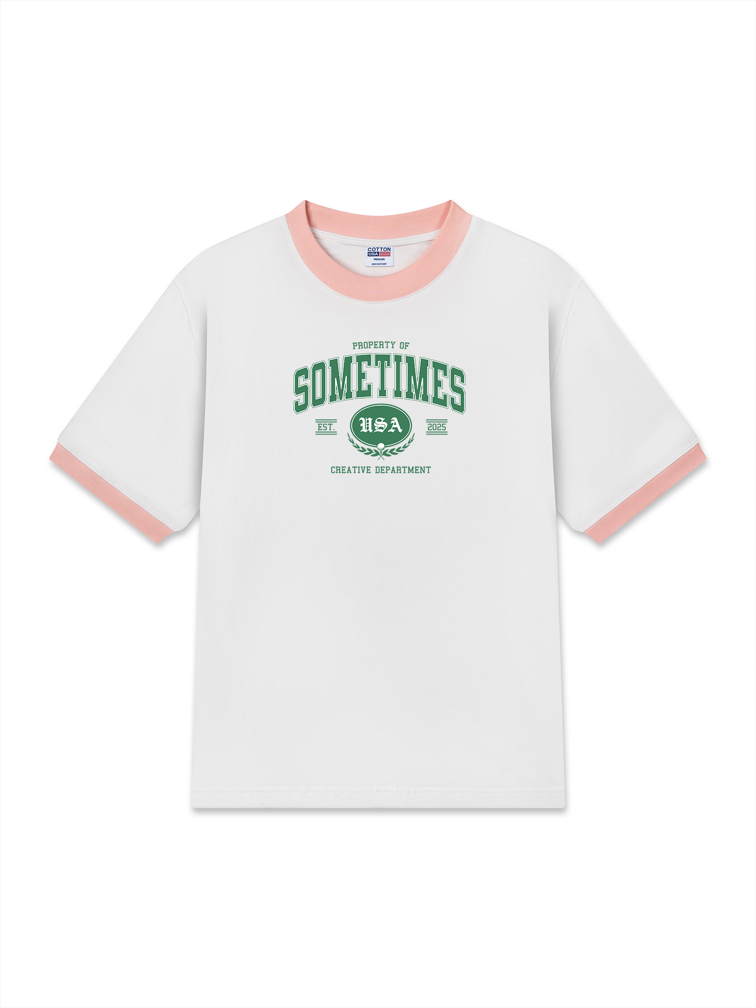 Áo Thun Ringer Relaxed Fit Golf Property Of Sometimes