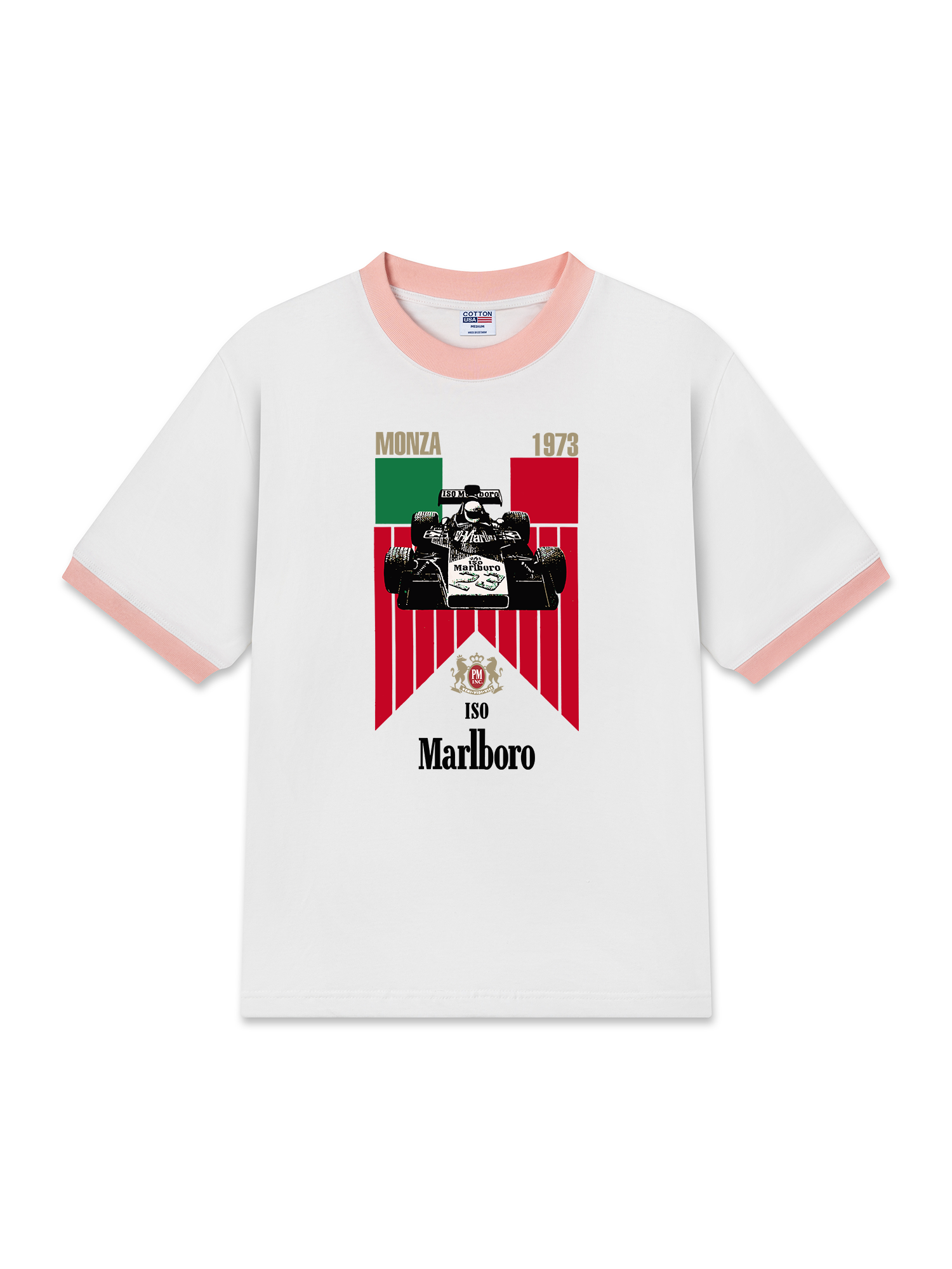 Áo Thun Ringer Relaxed Fit Marlboro Monza 1973