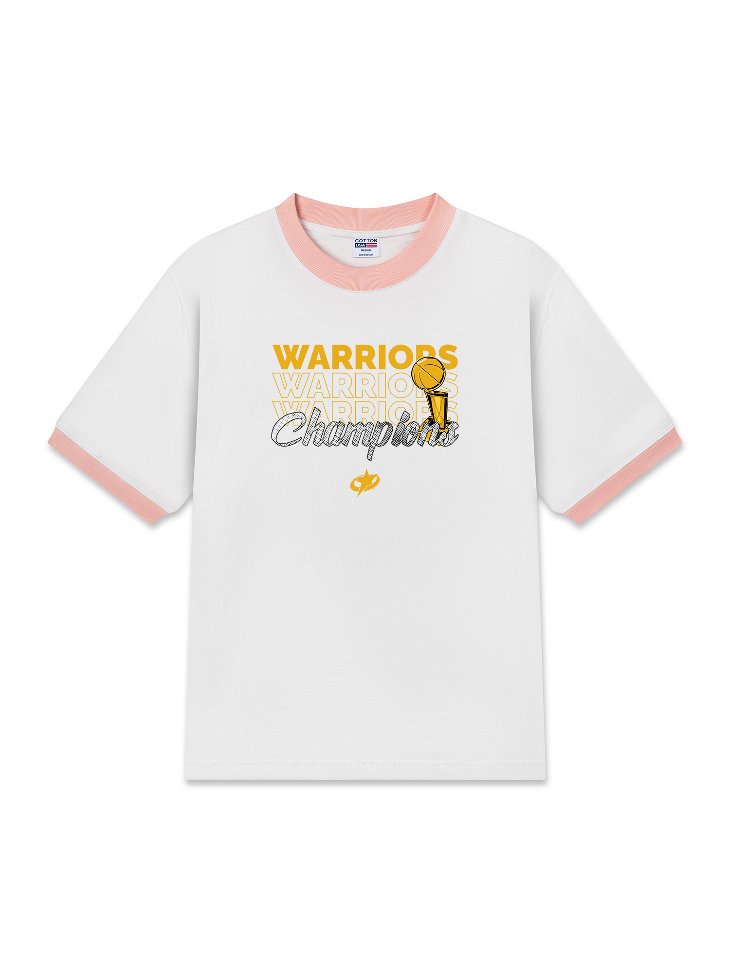 Áo Thun Ringer Relaxed Fit Champions Warriors