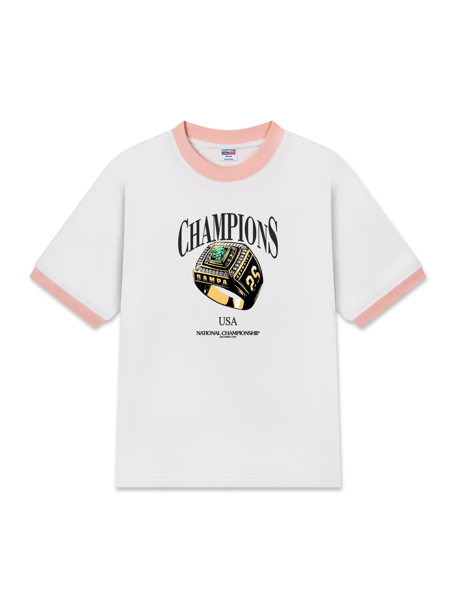 Áo Thun Ringer Relaxed Fit Champions National