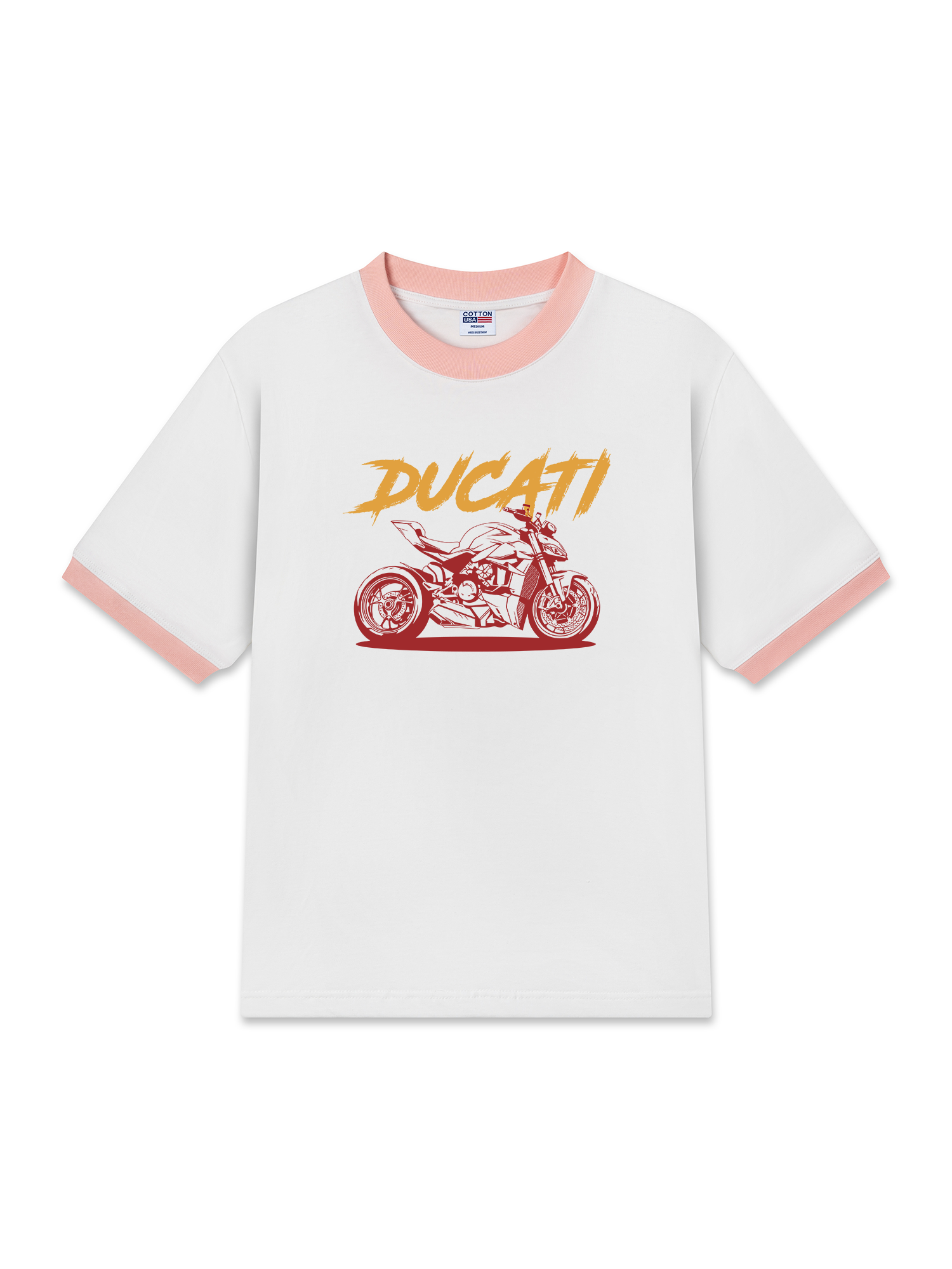 Áo Thun Ringer Relaxed Fit Ducati Spirit