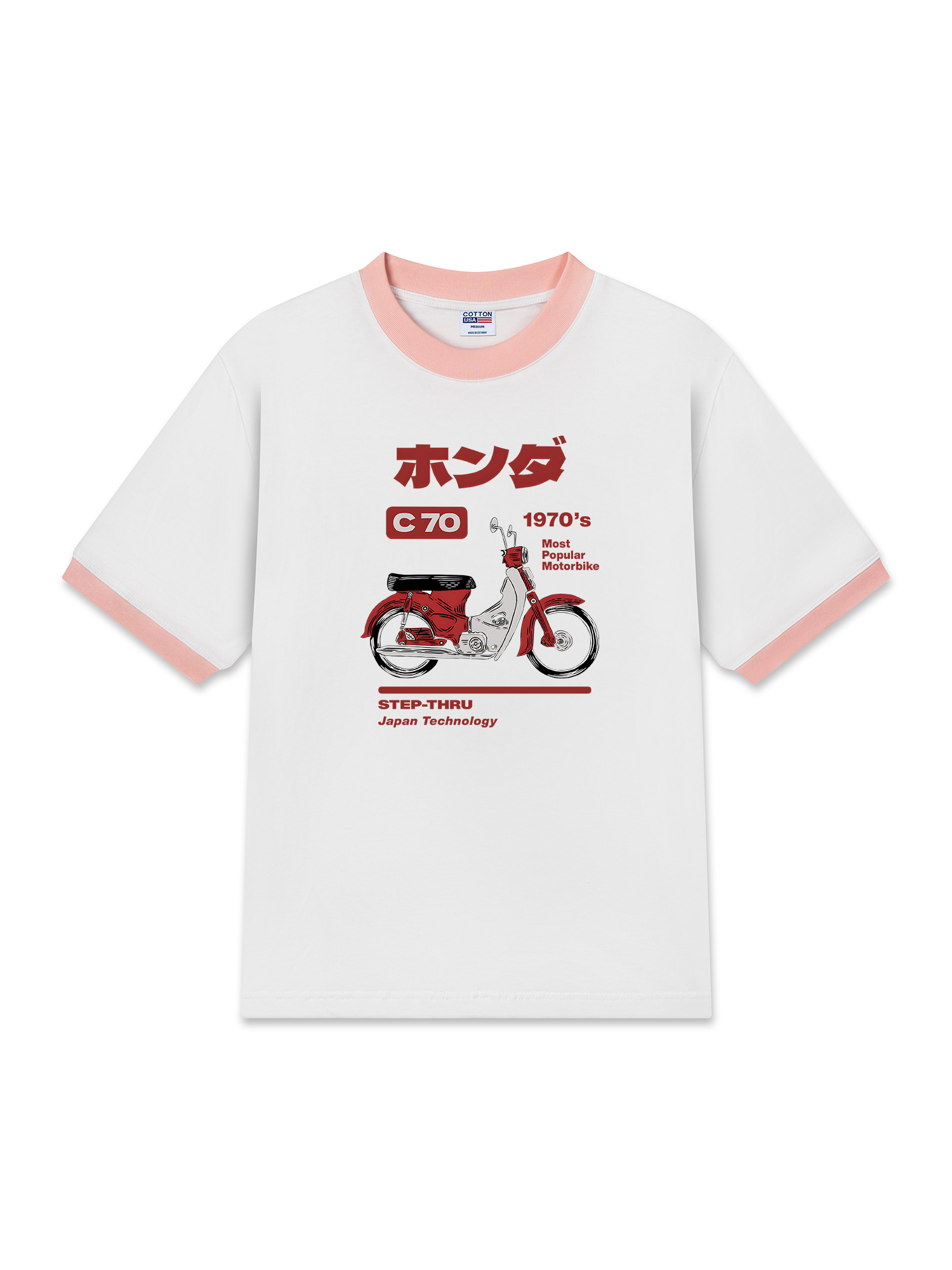 Áo Thun Ringer Relaxed Fit C 70 1970's