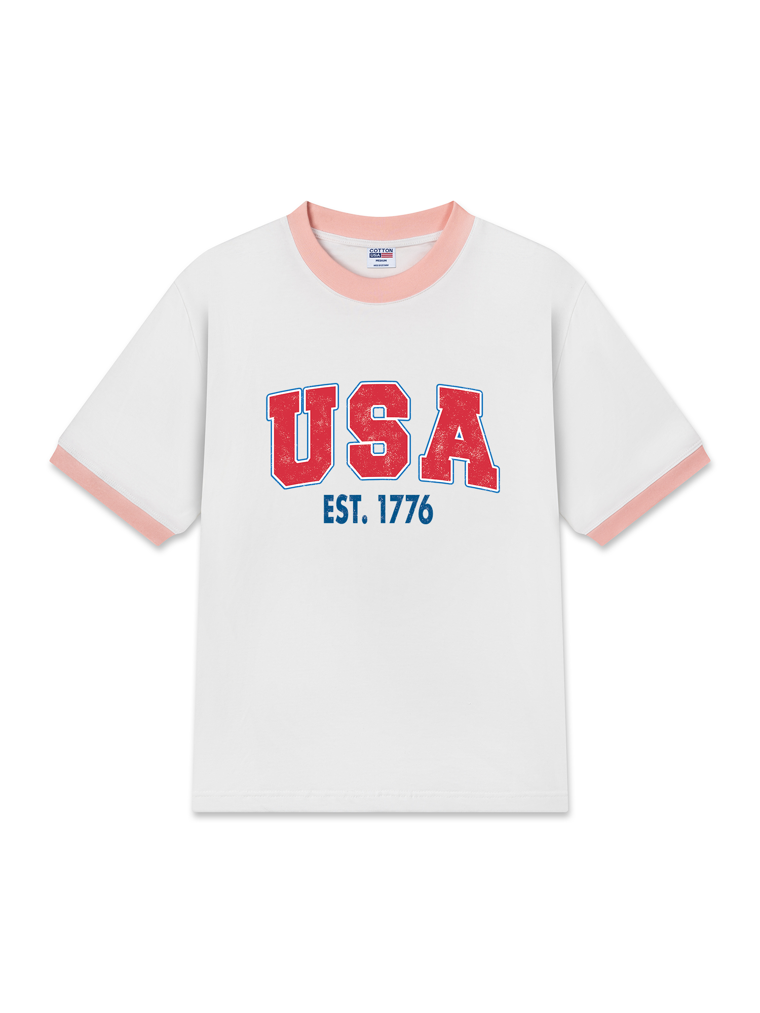 Áo Thun Ringer Relaxed Fit USA Est 1776