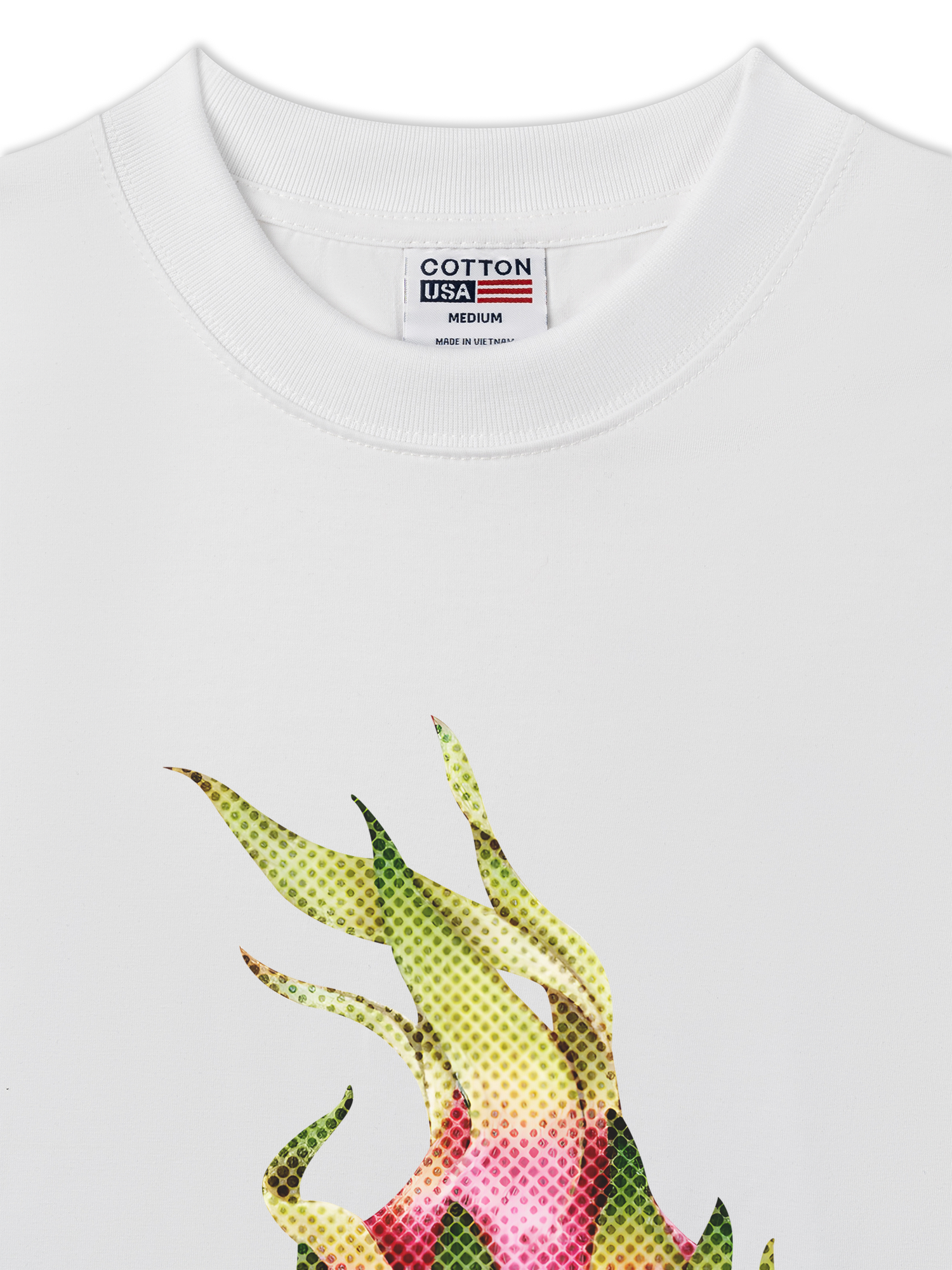 Áo Thun Relaxed Fit Tropical Dragon Fruit Retro