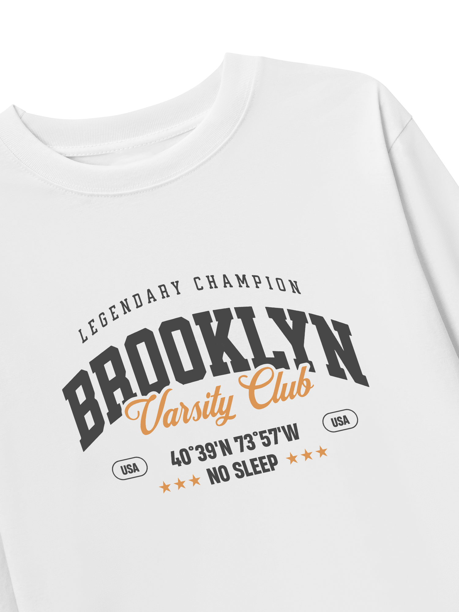 Áo Thun Dài Tay City Brooklyn Varsity Club