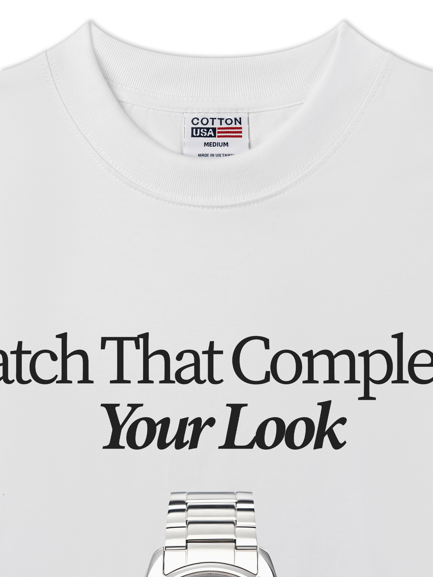 Áo Thun Relaxed Fit Watch That Completes