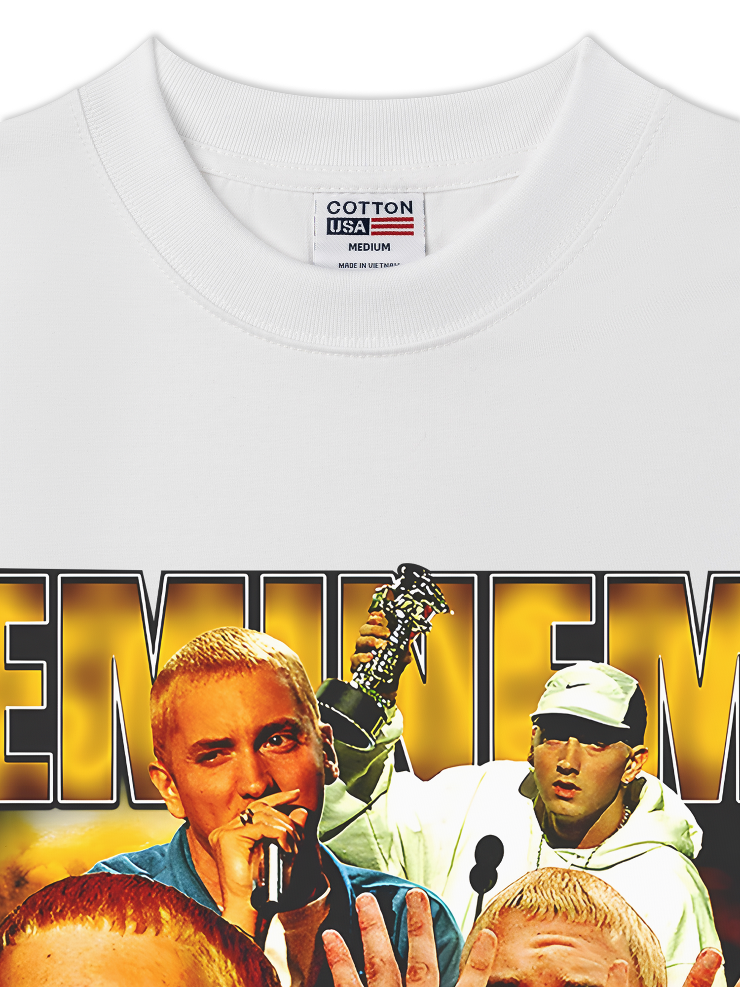 Áo Thun Relaxed Fit Rapper Eminem Vintage Style Essential