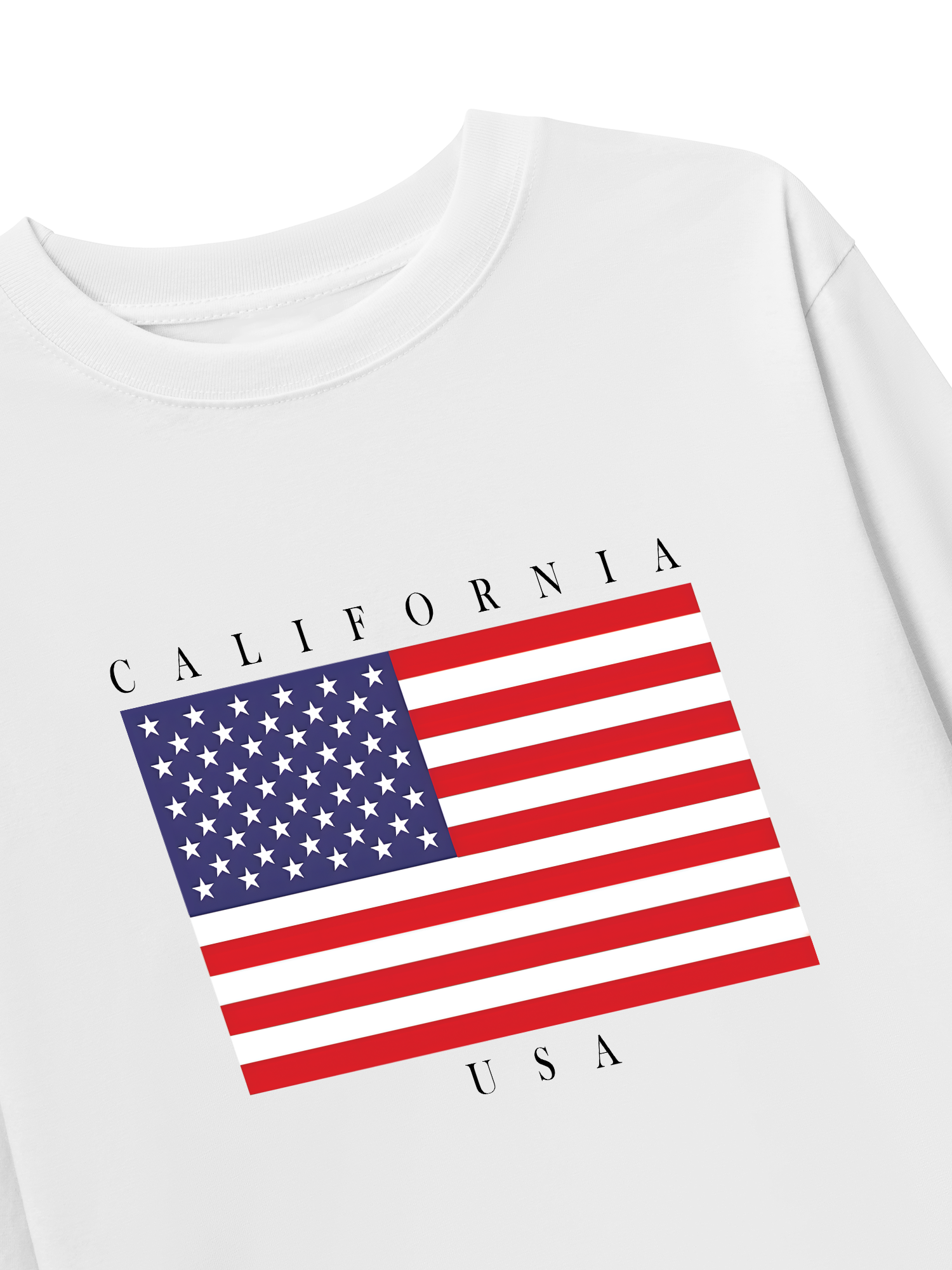 Áo Thun Dài Tay USA California Basic Style