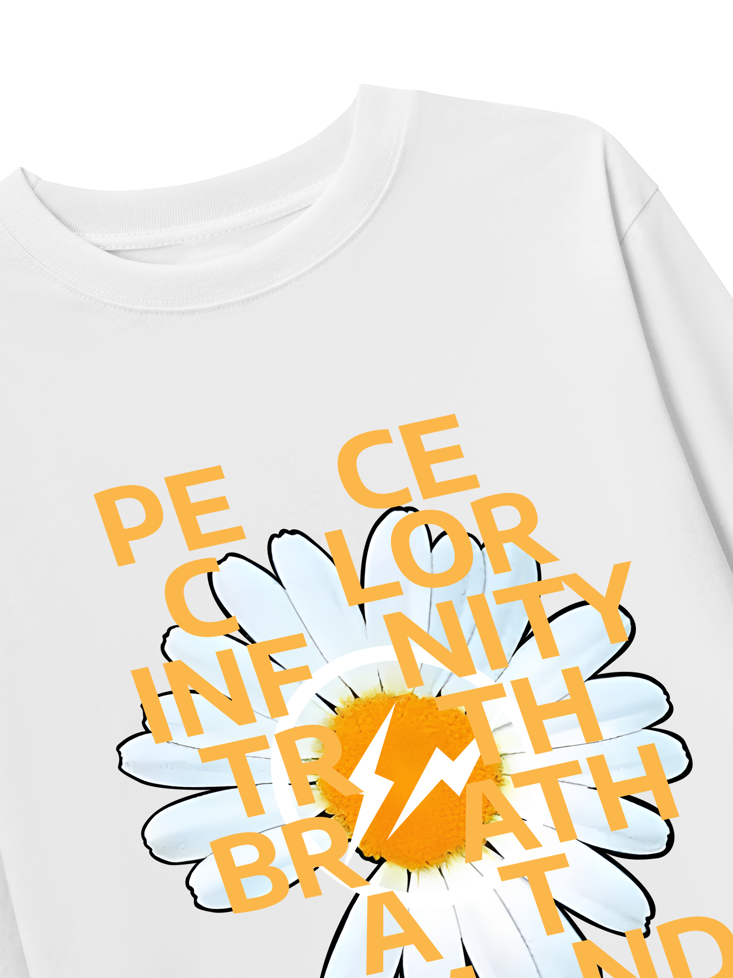 Áo Thun Dài Tay Floral Peace Color Love