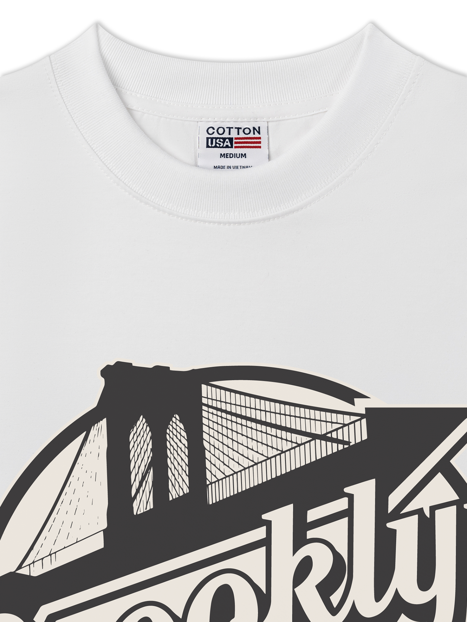 Áo Thun Relaxed Fit USA Brooklyn East Of The East