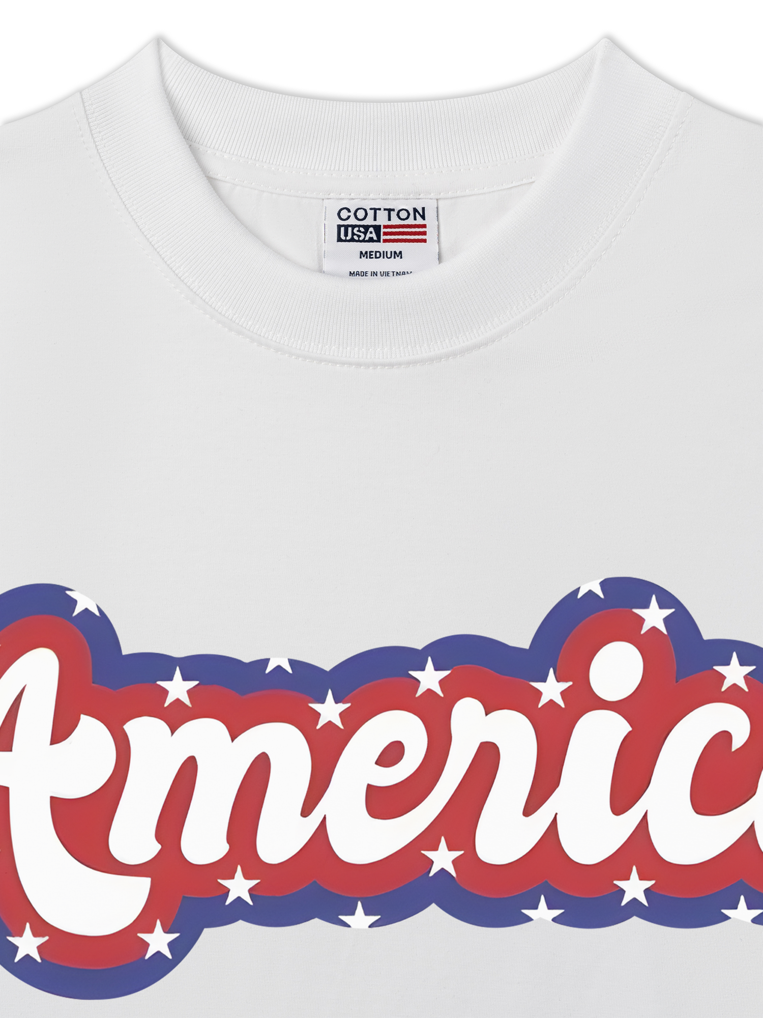 Áo Thun Relaxed USA Retro Flag America