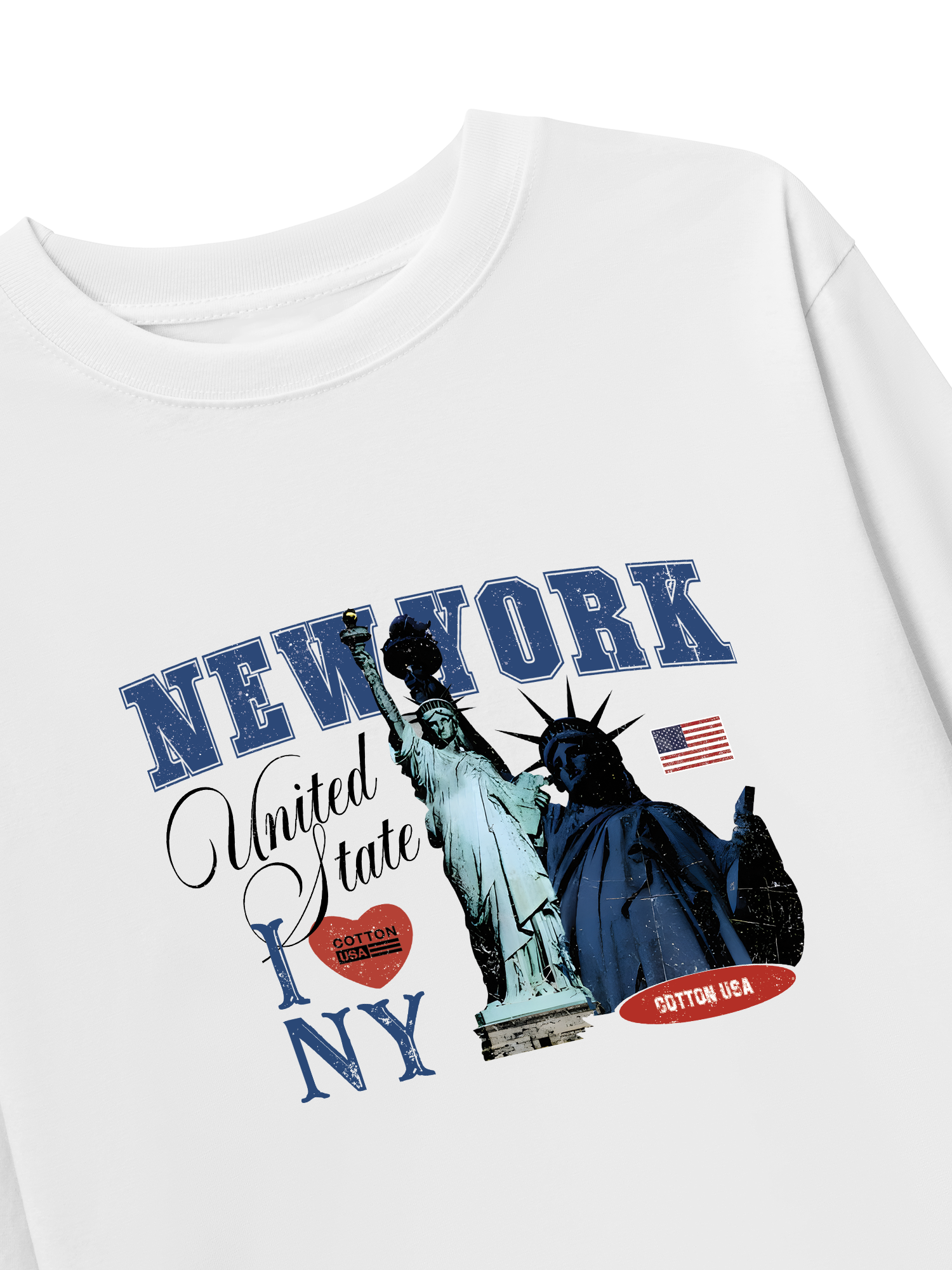 Áo Thun Dài Tay USA I LOve NY