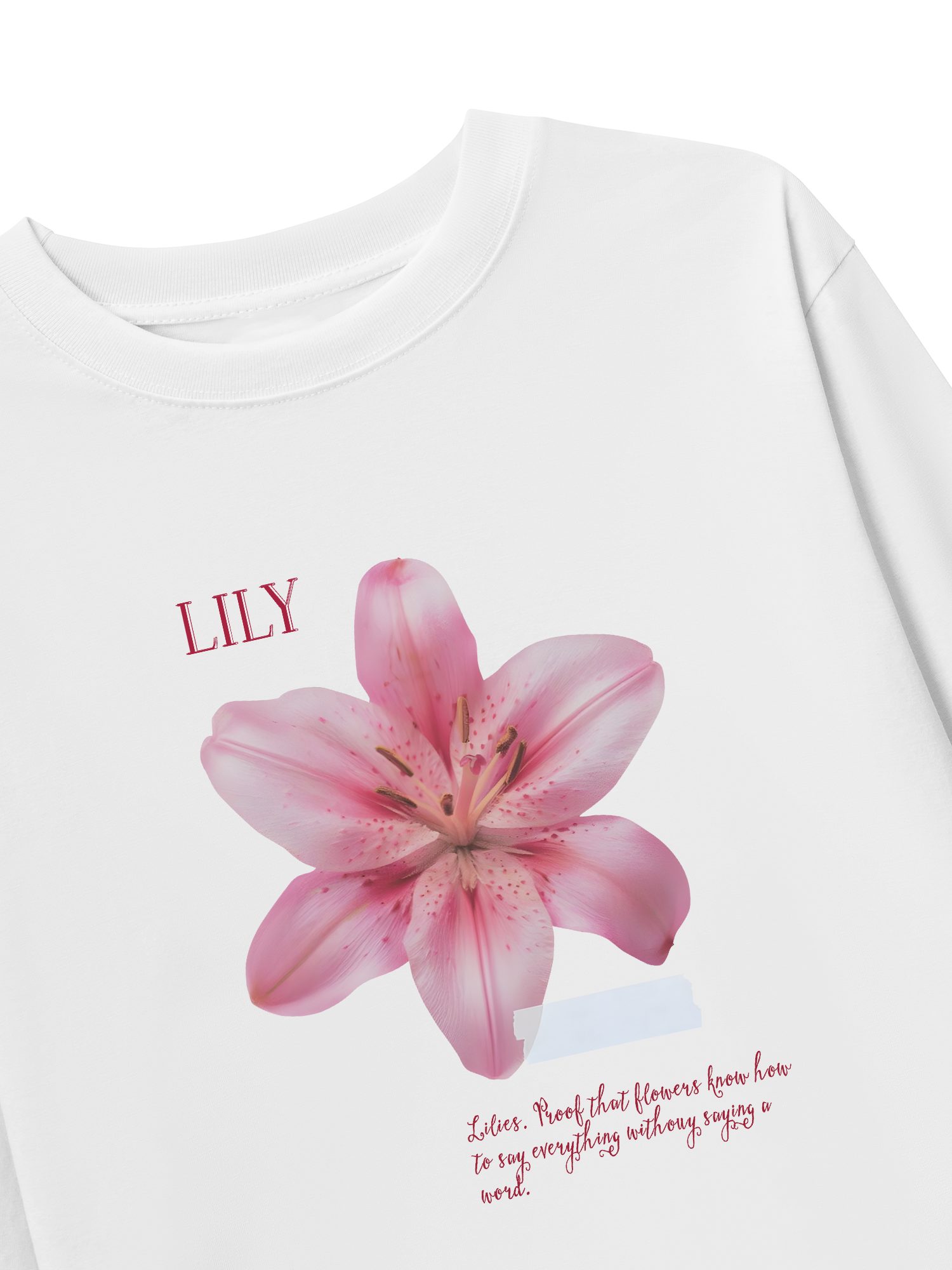 Áo Thun Dài Tay Floral Lily_s language