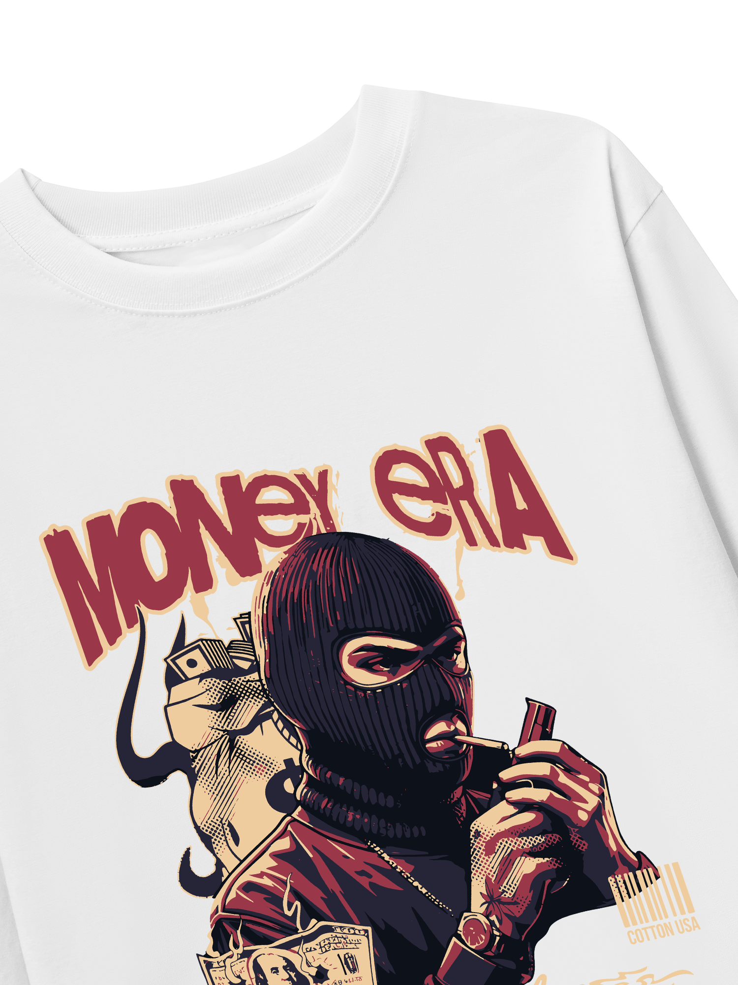 Áo Thun Dài Tay Money Era No Rules