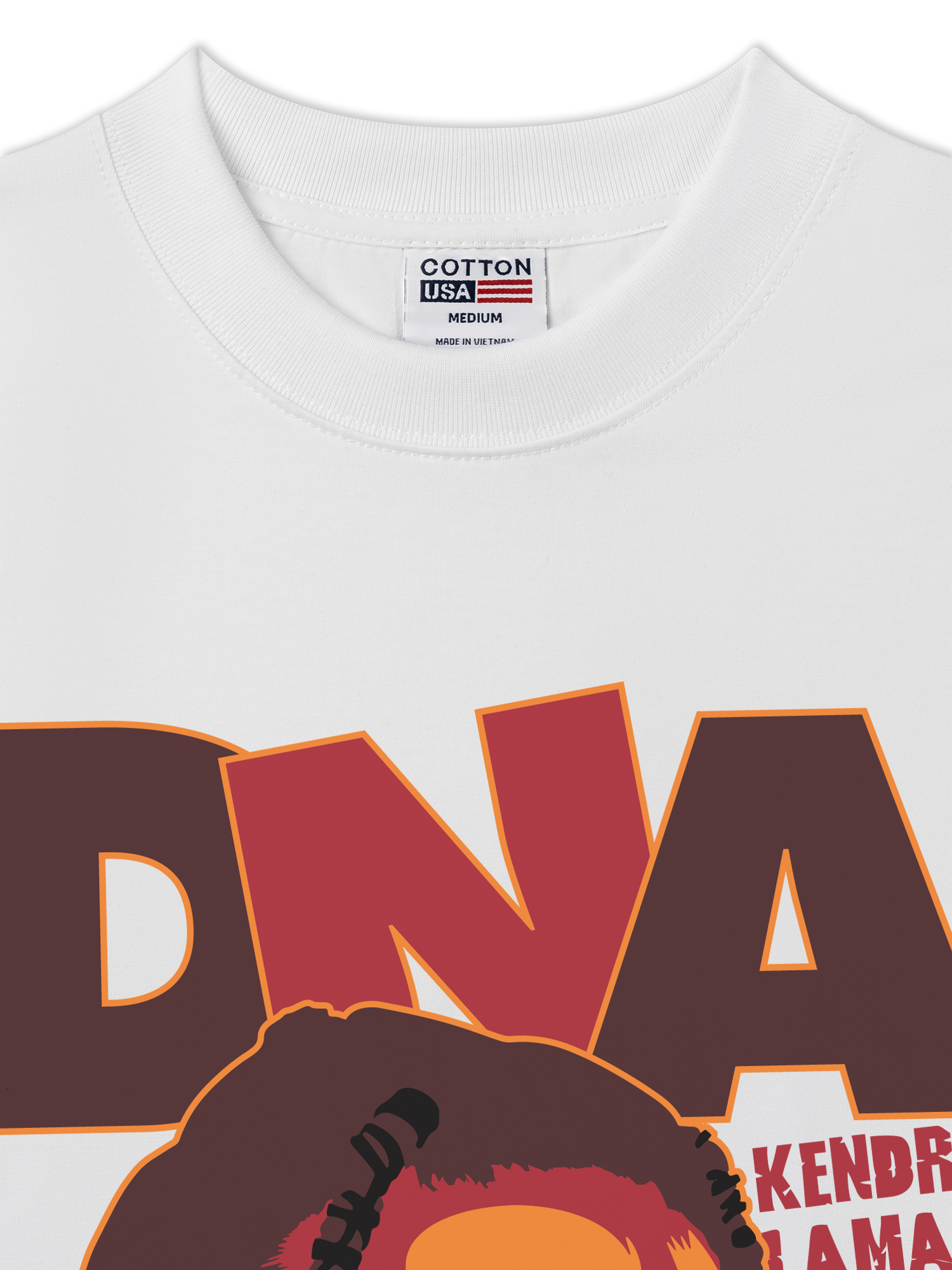 Áo Thun Relaxed Fit Rapper Kendrick Lamar DNA