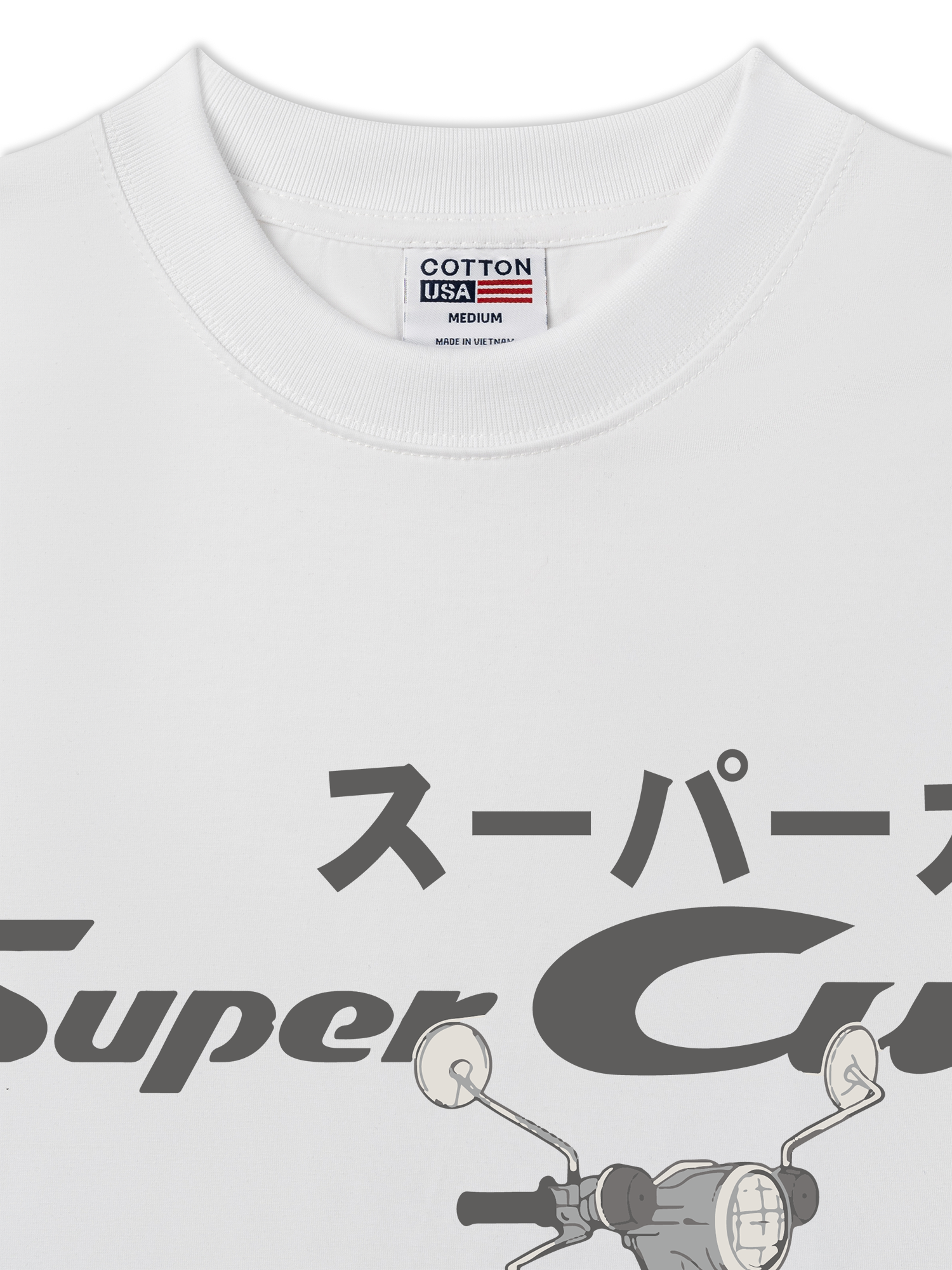 Áo Thun Relaxed Fit Super Cub Heritage Gray