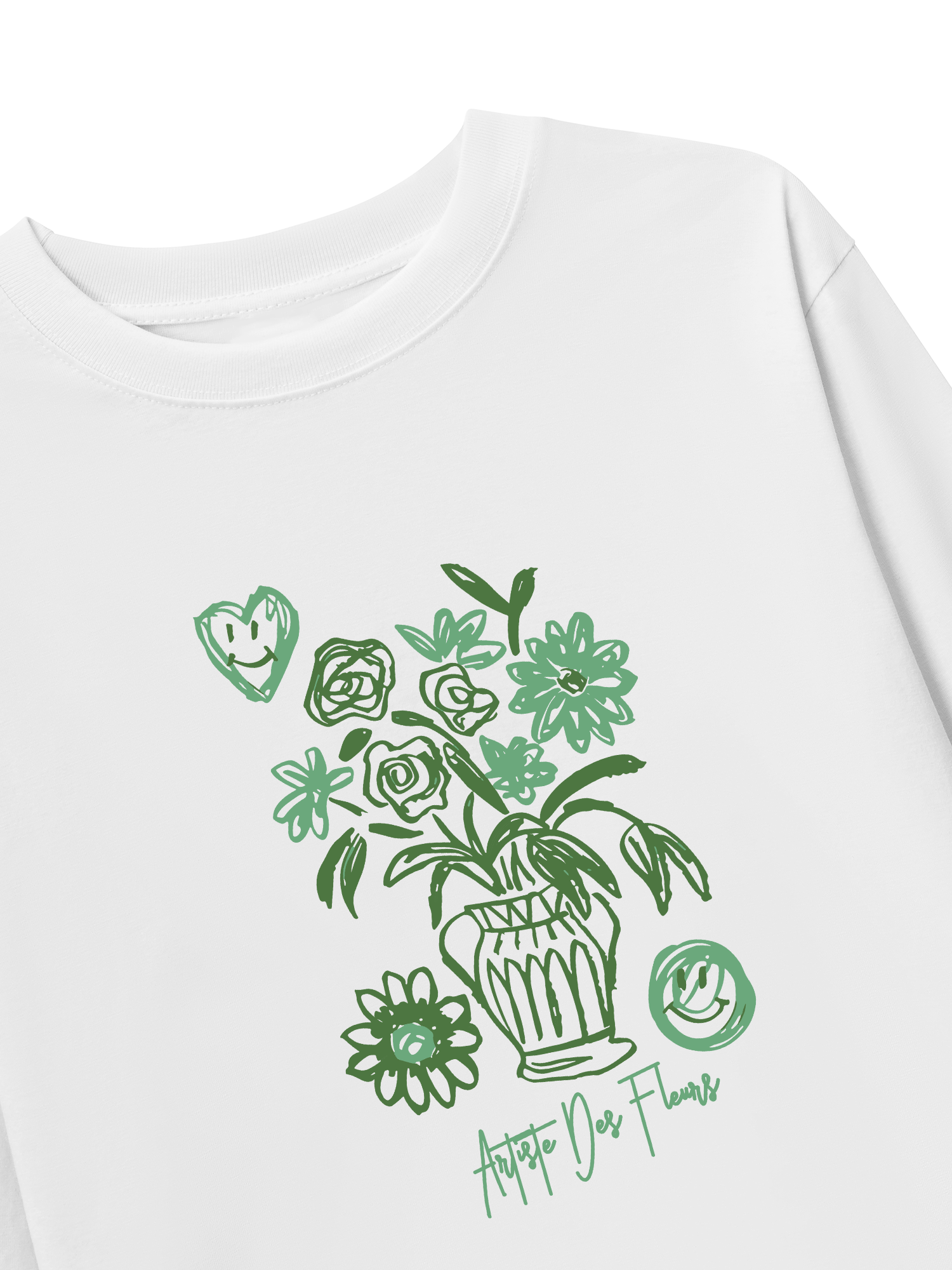 Áo Thun Dài Tay Floral Artiste Des Fleurs