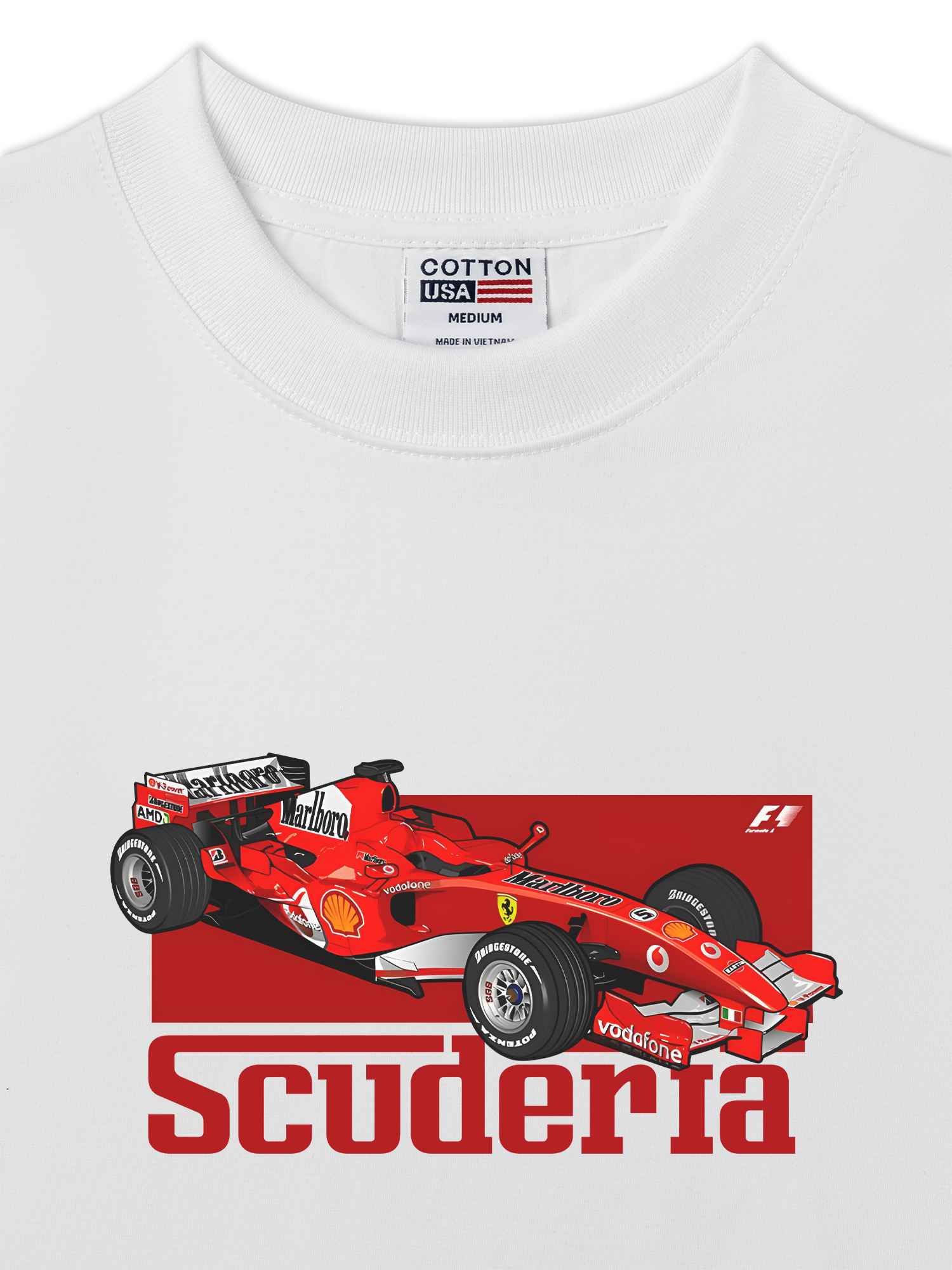 Áo Thun Relaxed Fit Ferrari Scuderia Race