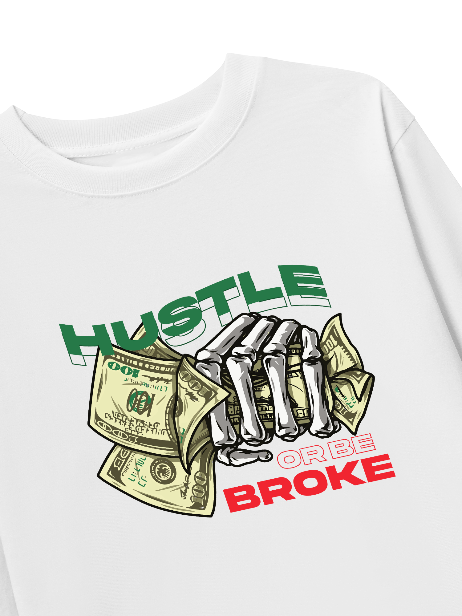 Áo Thun Dài Tay Money Hustle Or Be Broke