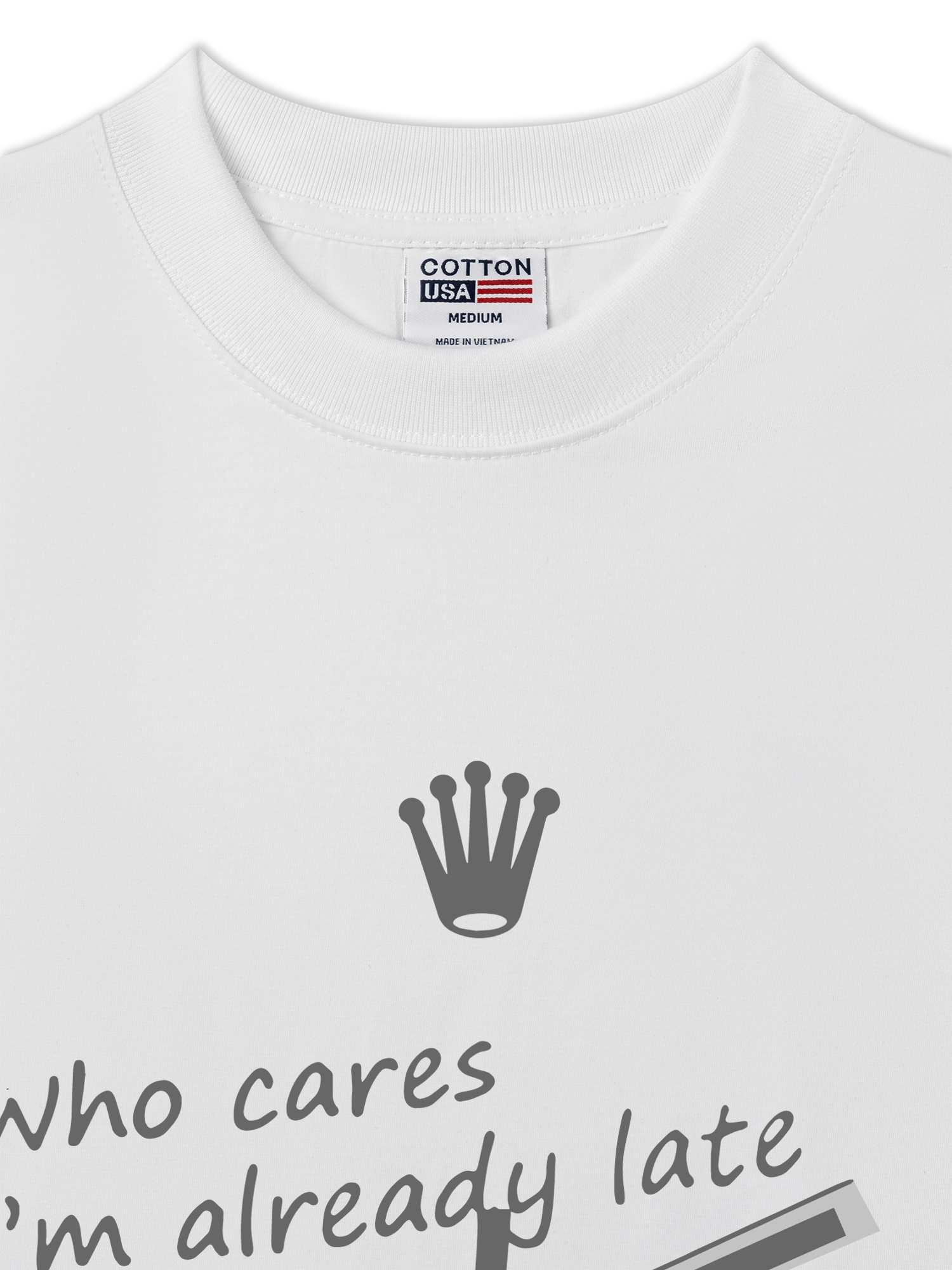 Áo Thun Relaxed Fit I'm Already Late