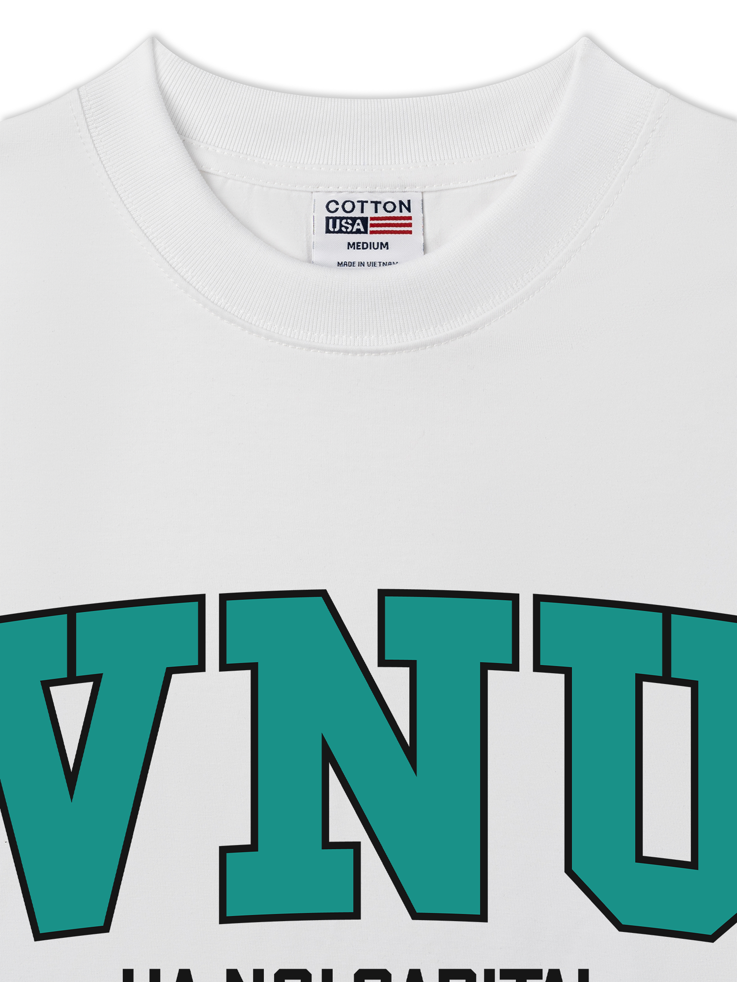 Áo Thun Relaxed Fit VNU University